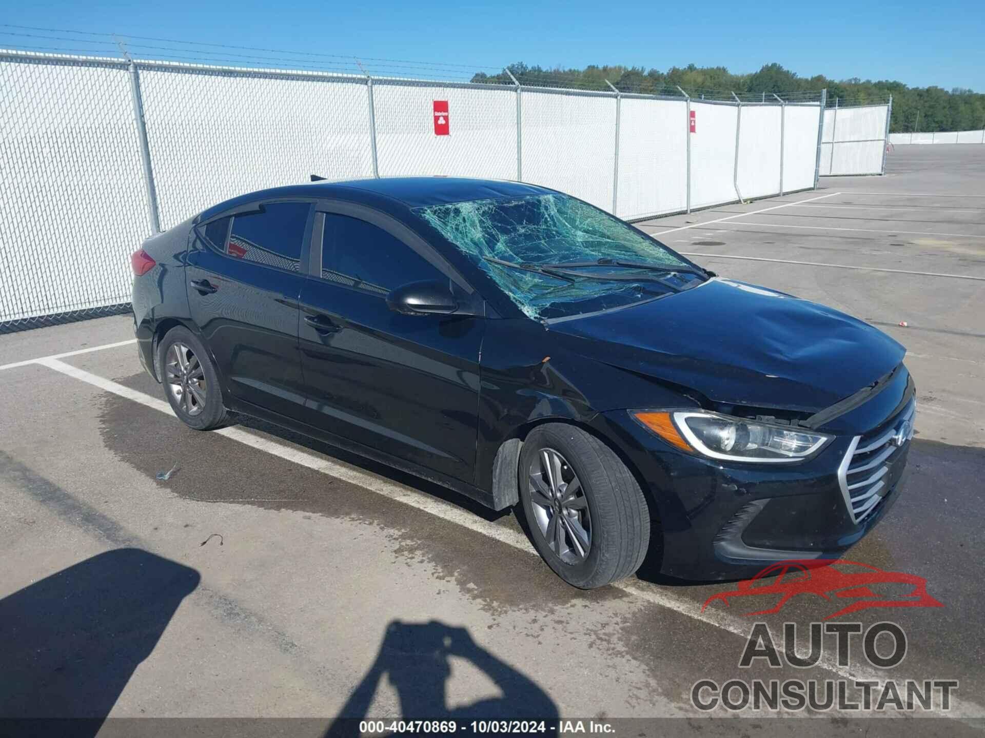 HYUNDAI ELANTRA 2017 - KMHD84LF5HU061510