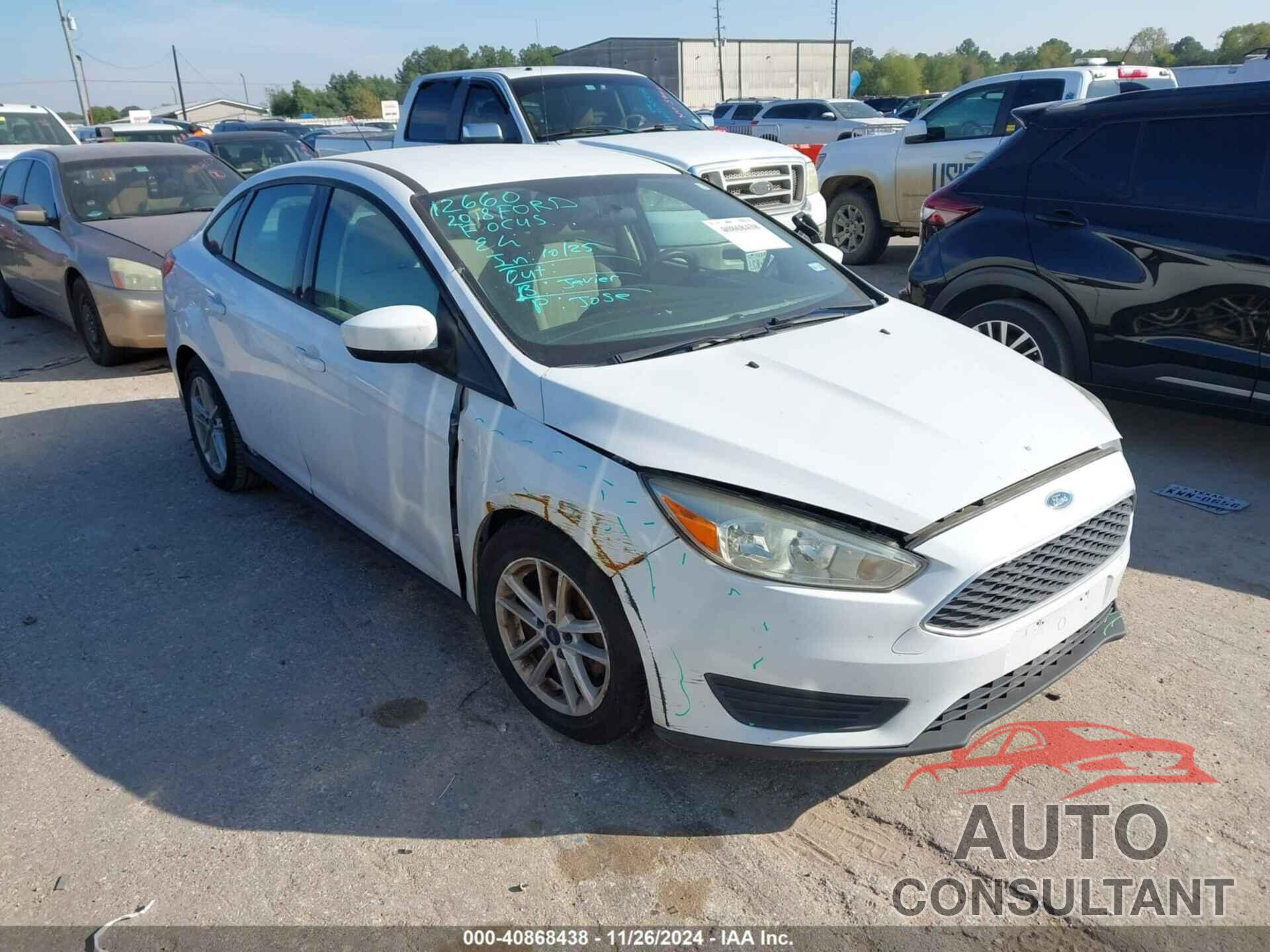 FORD FOCUS 2018 - 1FADP3F20JL277373