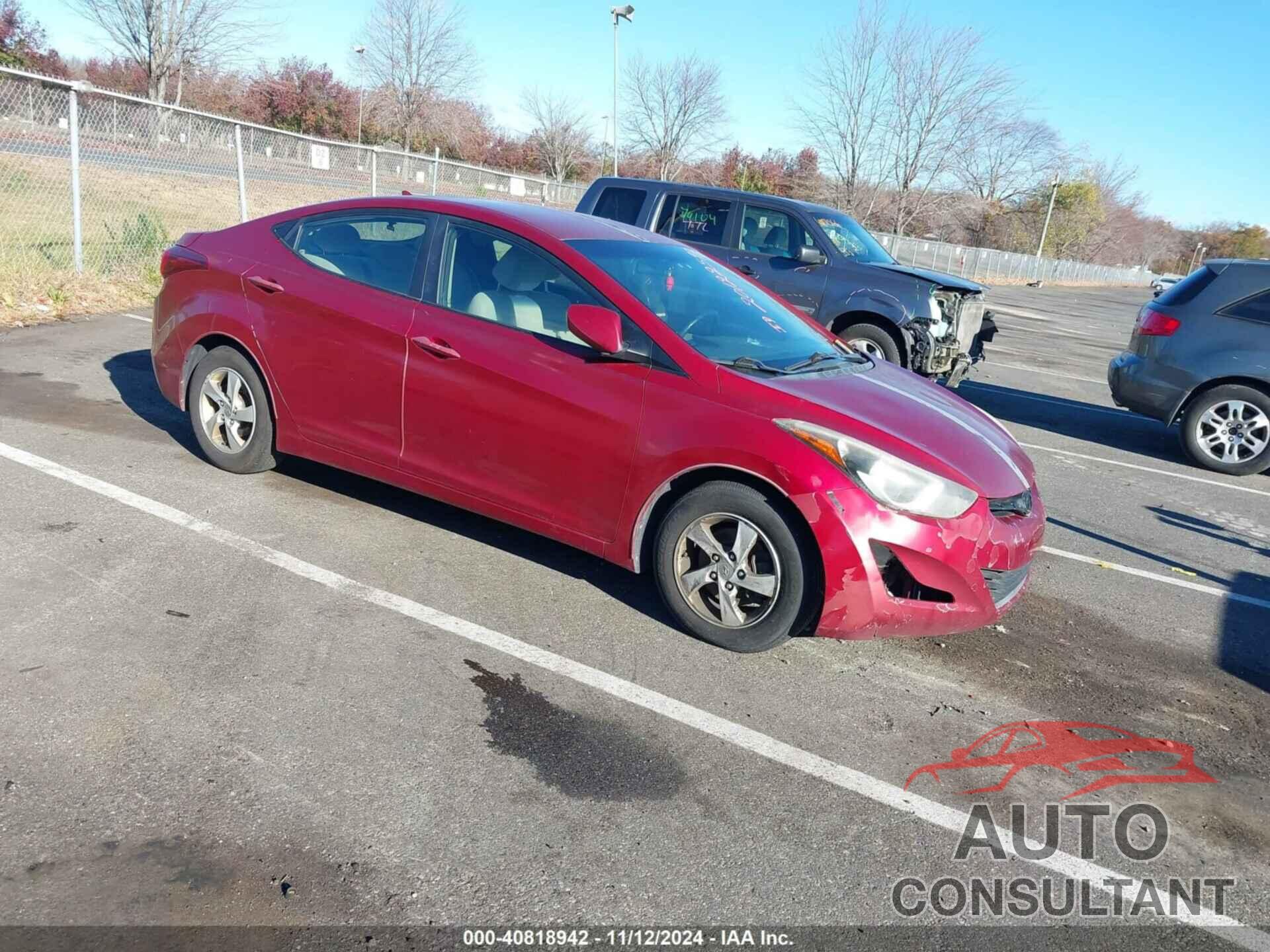 HYUNDAI ELANTRA 2014 - 5NPDH4AE6EH455909