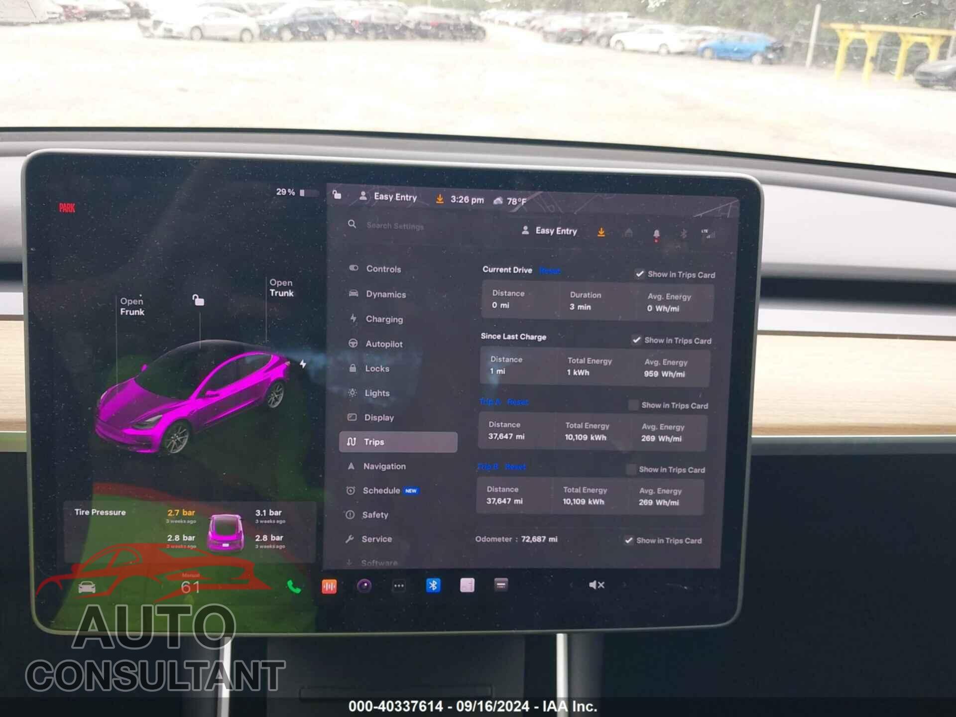TESLA MODEL 3 2020 - 5YJ3E1EB6LF618492