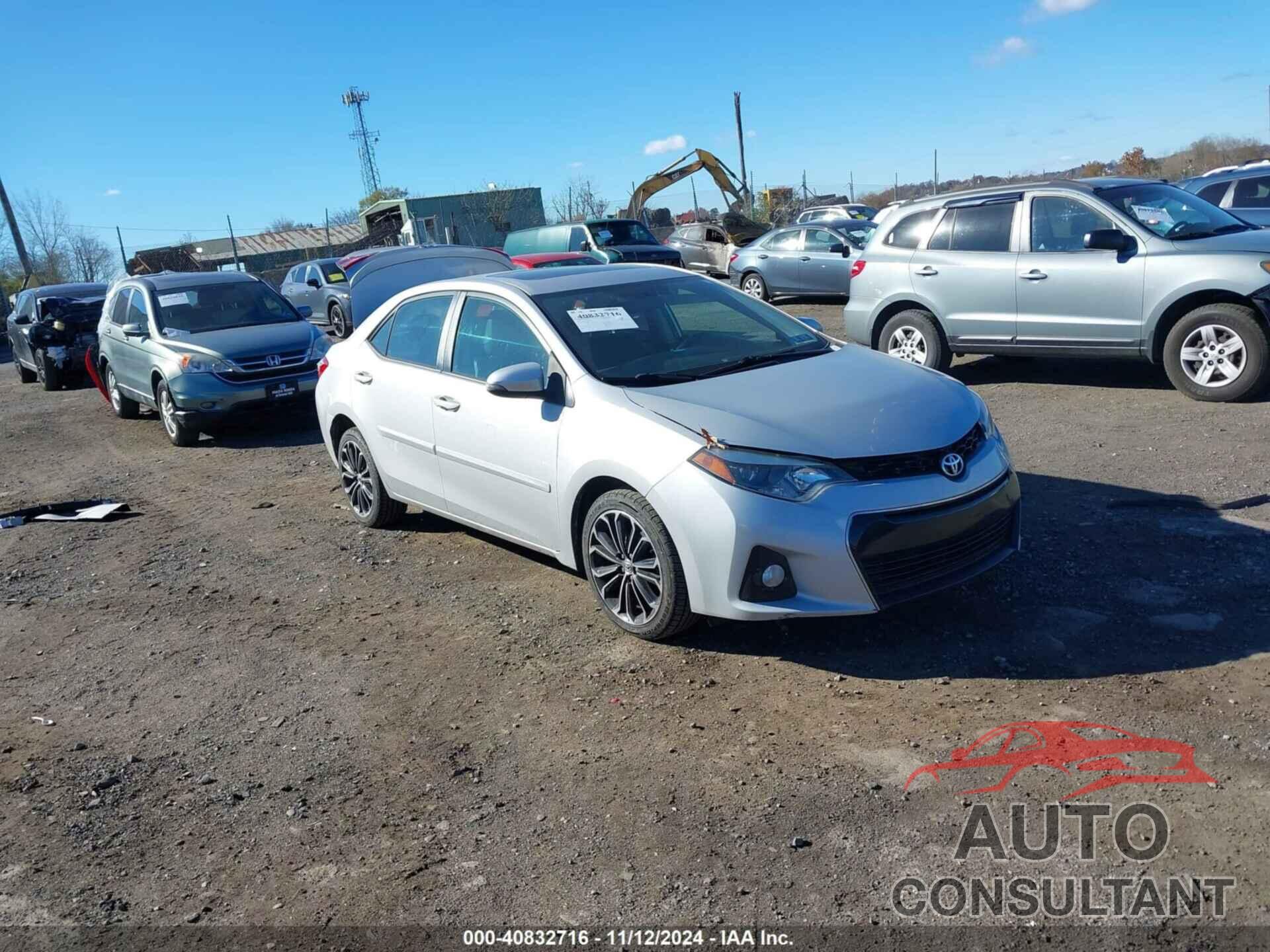 TOYOTA COROLLA 2014 - 2T1BURHE0EC172107