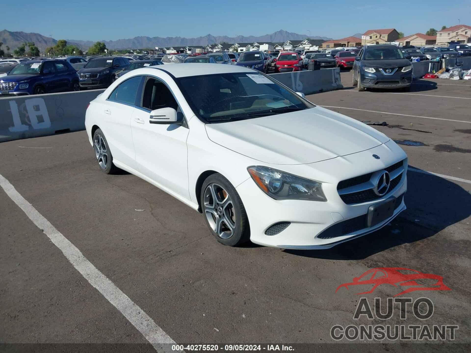MERCEDES-BENZ CLA 250 2018 - WDDSJ4EB0JN637052