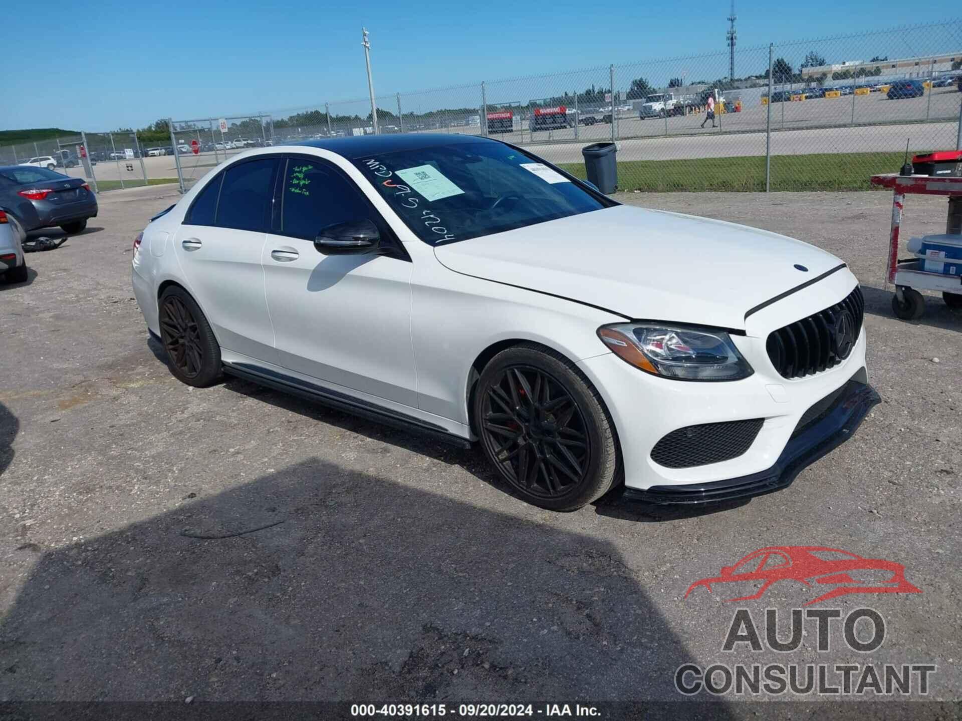 MERCEDES-BENZ C 300 2016 - 55SWF4JB1GU134204