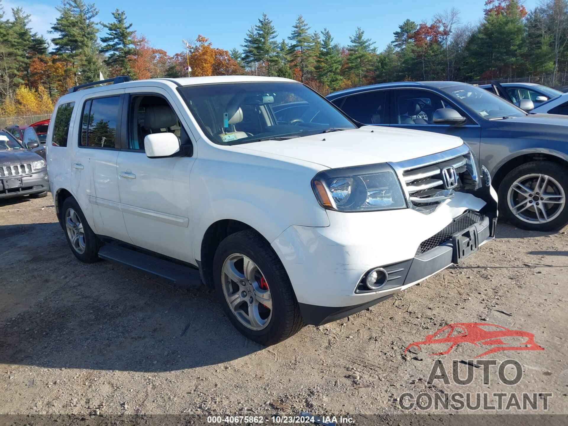 HONDA PILOT 2012 - 5FNYF4H50CB039248