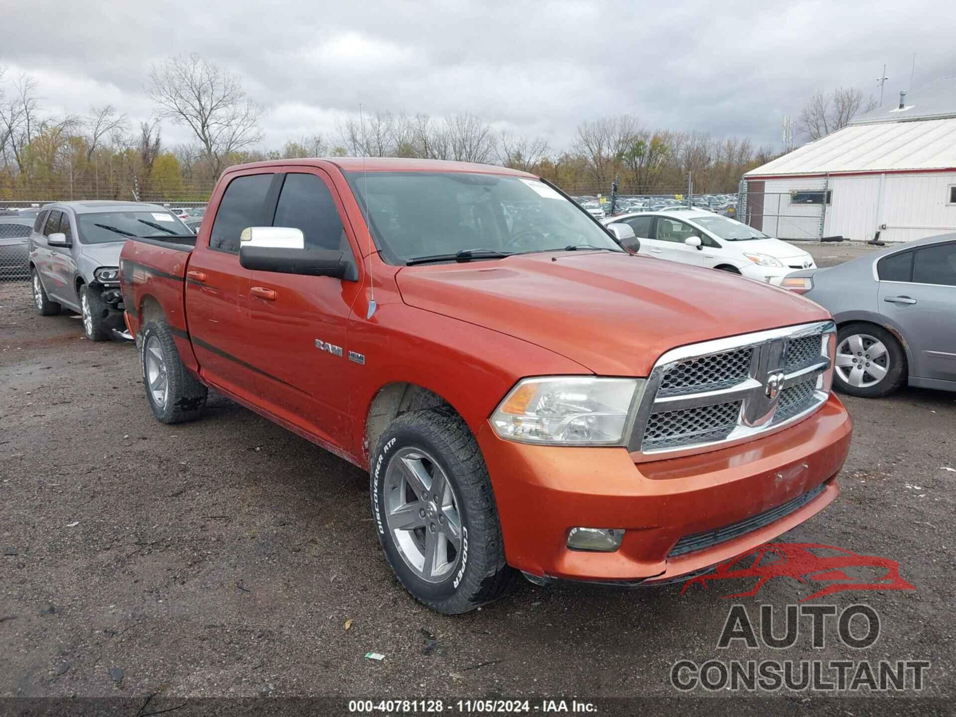 DODGE RAM 1500 2009 - 1D3HV13T29S706282