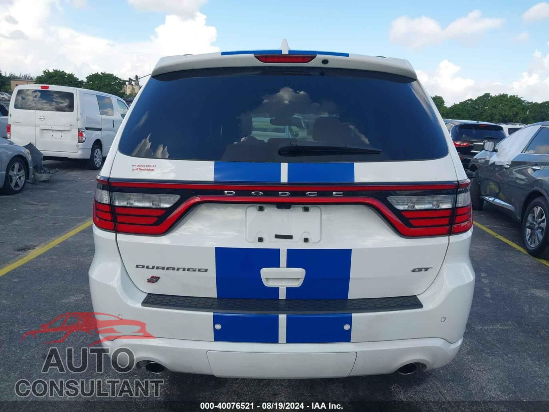 DODGE DURANGO 2019 - 1C4RDJDG4KC722050