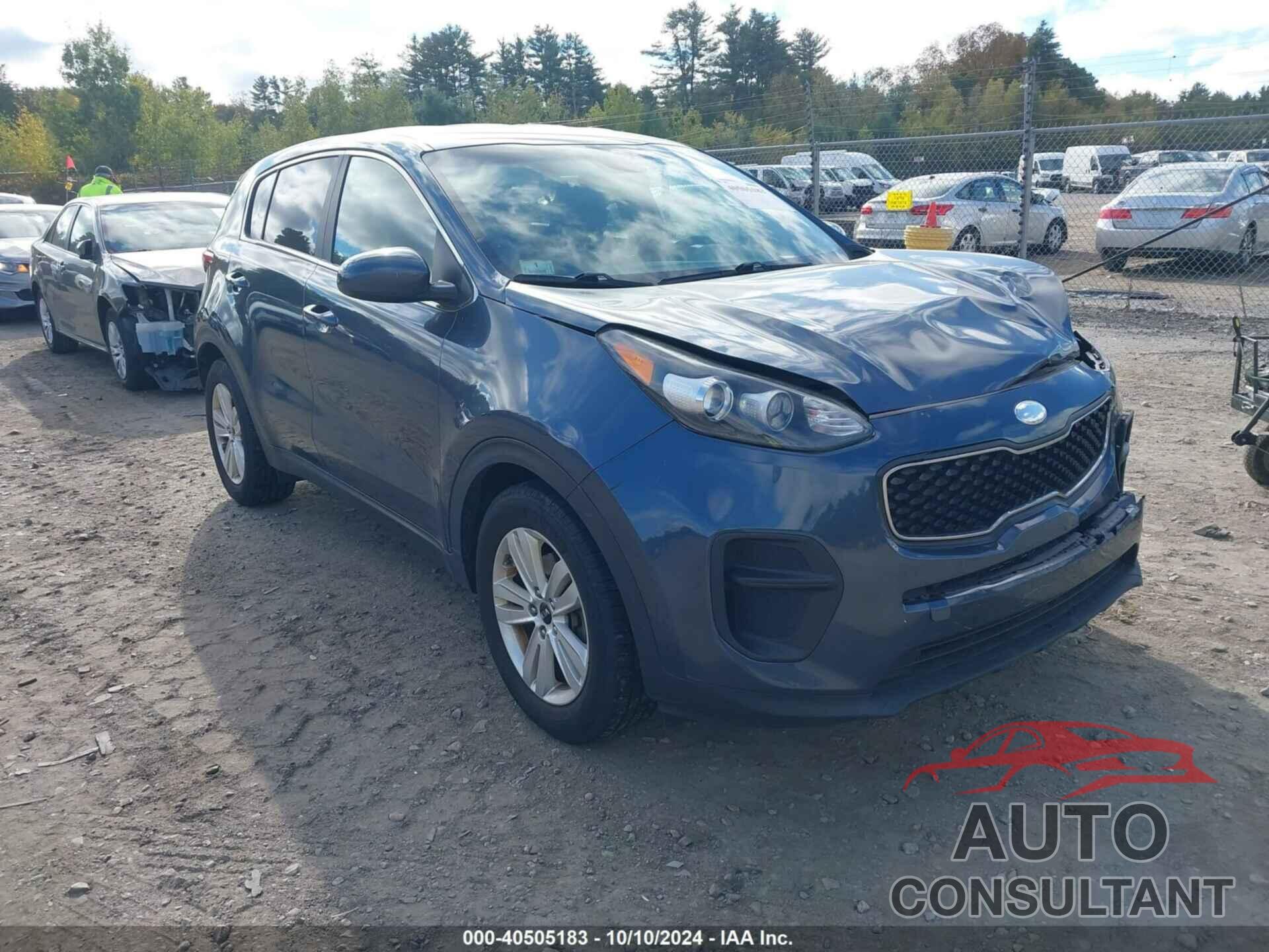 KIA SPORTAGE 2018 - KNDPM3ACXJ7455279