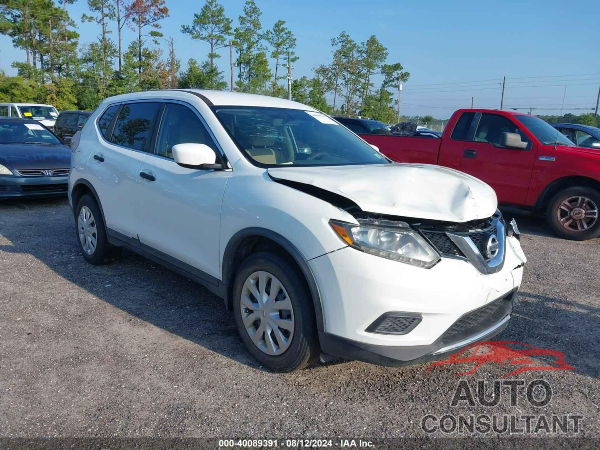 NISSAN ROGUE 2016 - KNMAT2MT7GP613911