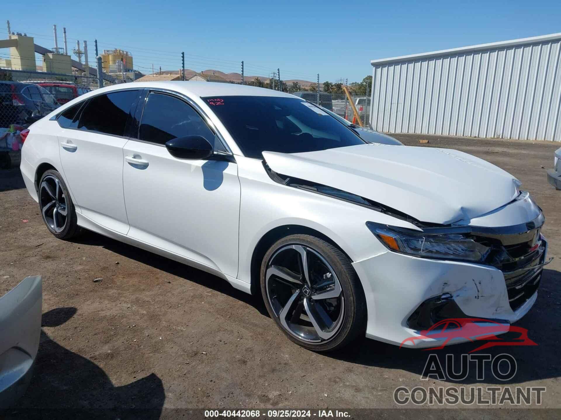 HONDA ACCORD 2021 - 1HGCV1F41MA054245