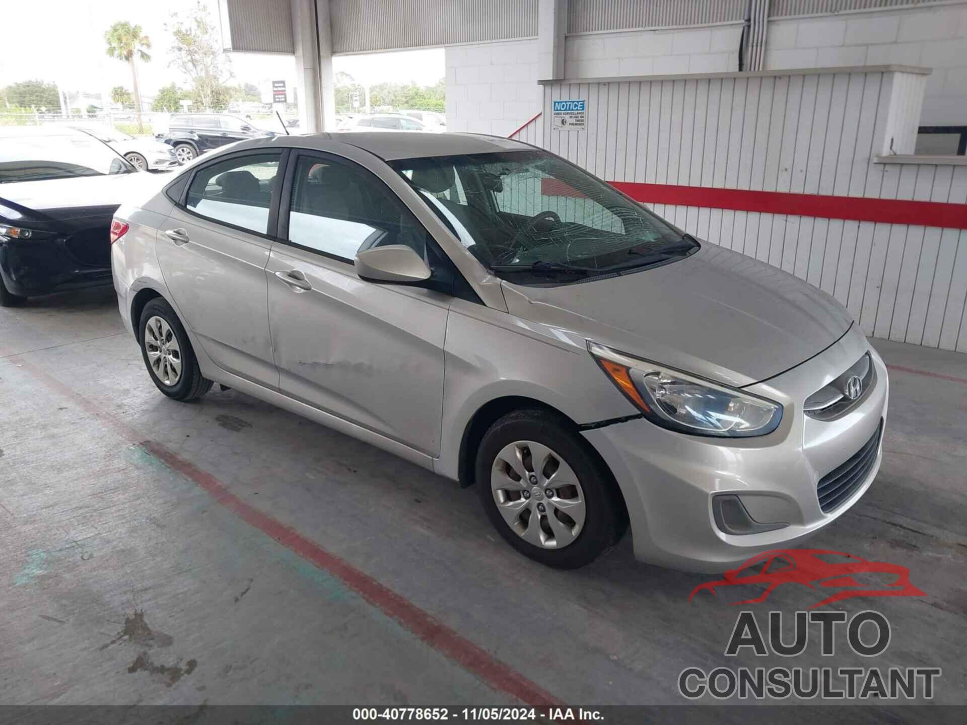 HYUNDAI ACCENT 2016 - KMHCT4AE8GU136719