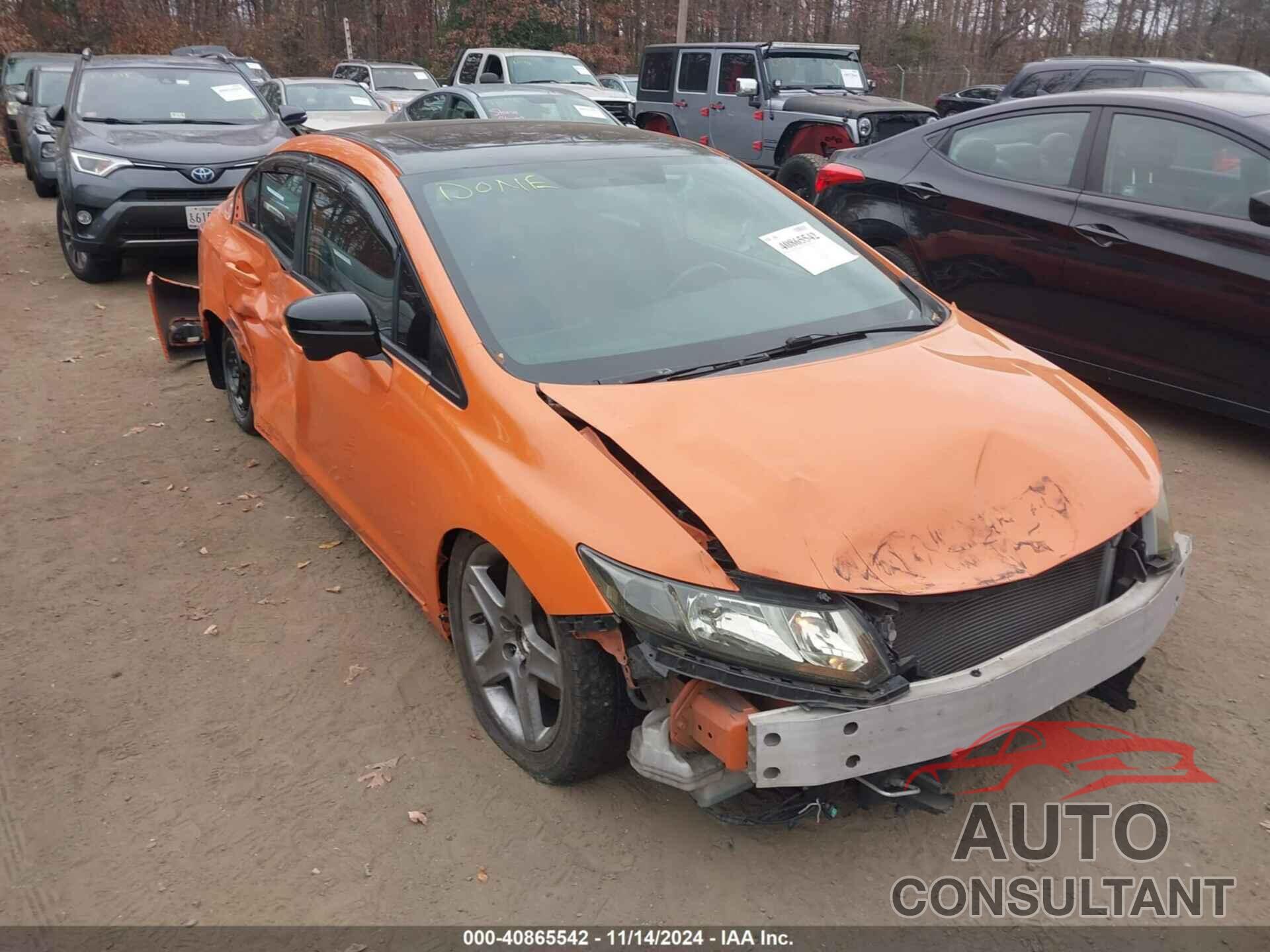 HONDA CIVIC 2014 - 2HGFB6E5XEH703203