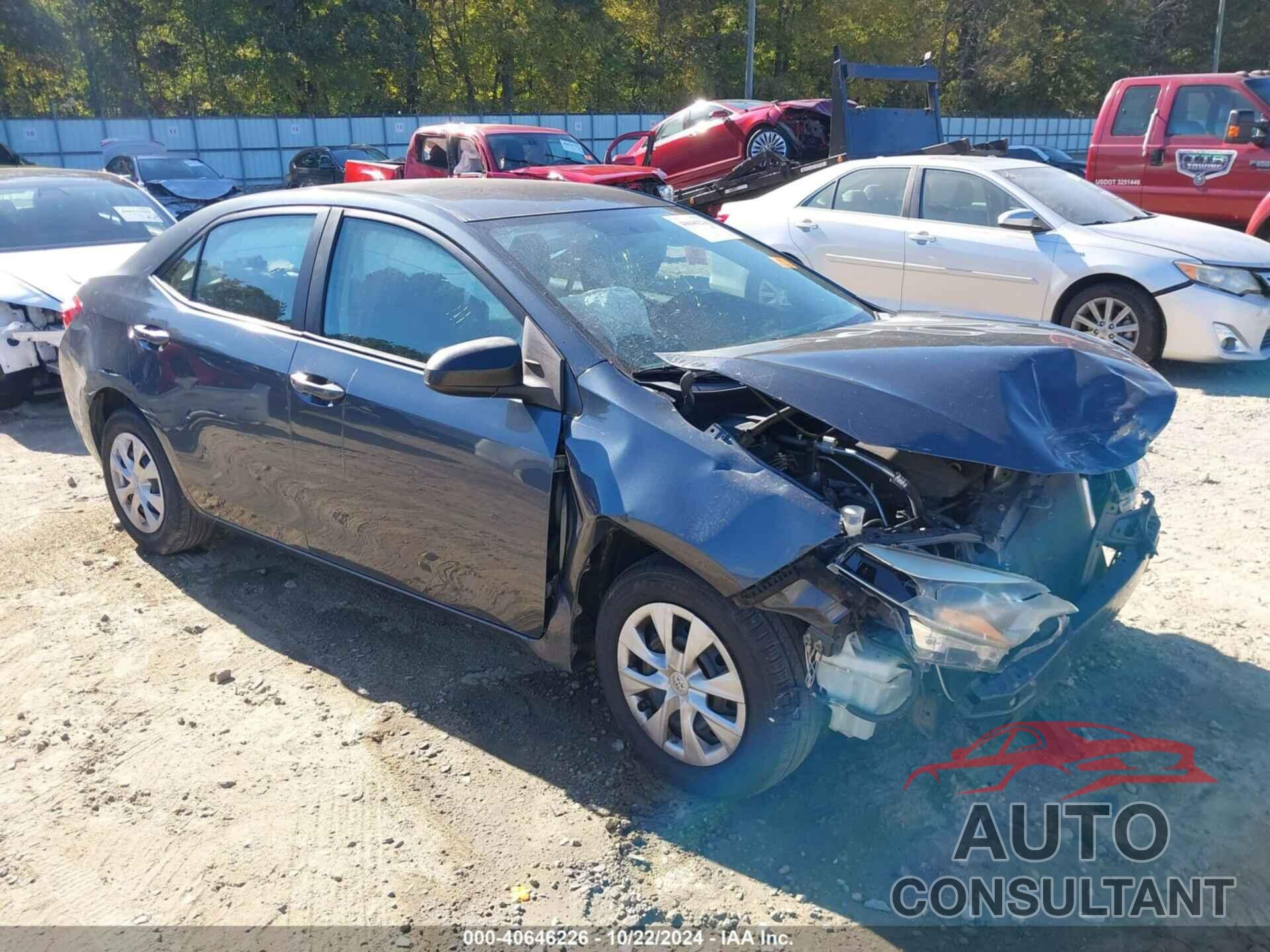 TOYOTA COROLLA 2016 - 2T1BURHE7GC710403