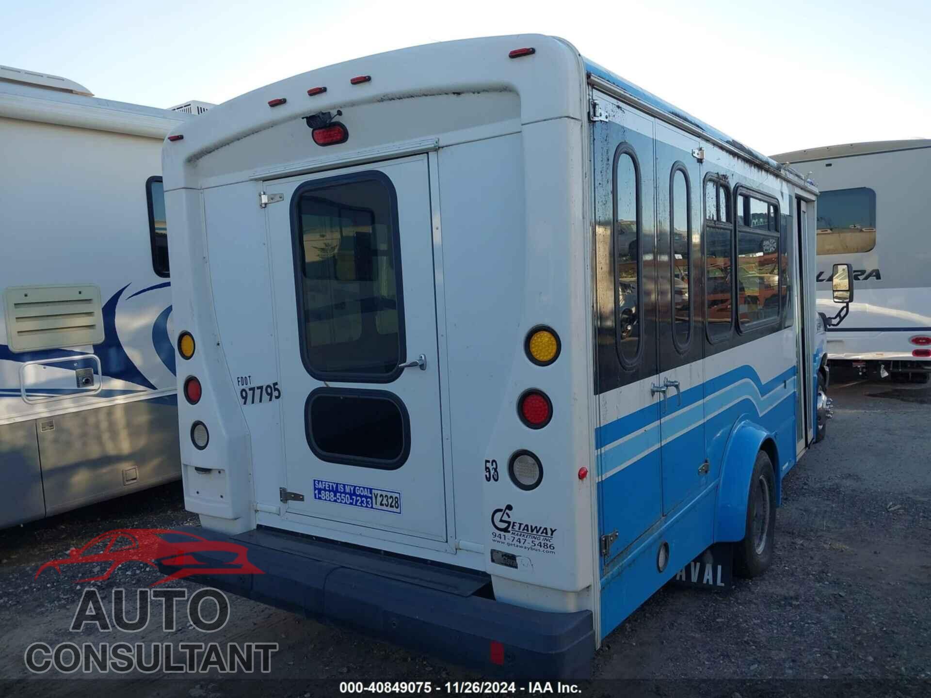 FORD E-350 CUTAWAY 2011 - 1FDEE3FS9BDA22782