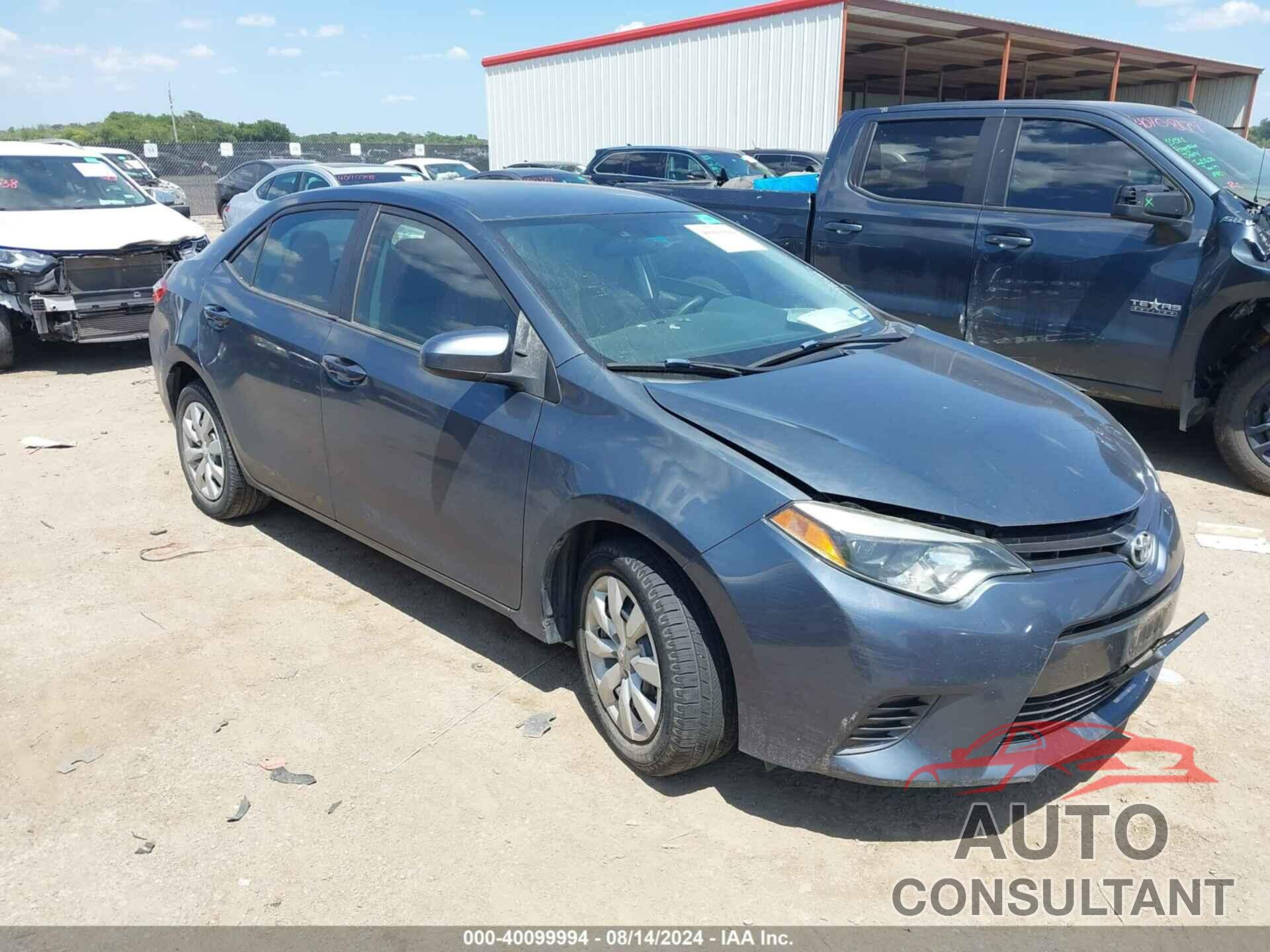 TOYOTA COROLLA 2016 - 5YFBURHE1GP403826