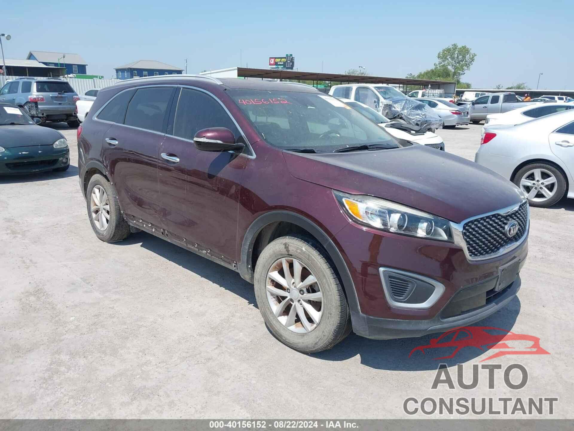 KIA SORENTO 2018 - 5XYPG4A30JG384562