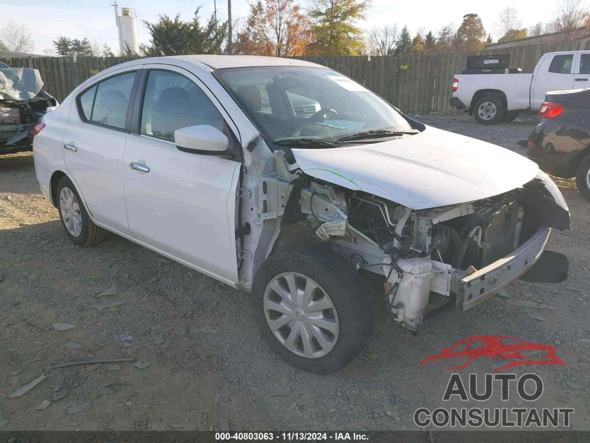 NISSAN VERSA 2018 - 3N1CN7AP1JL850164