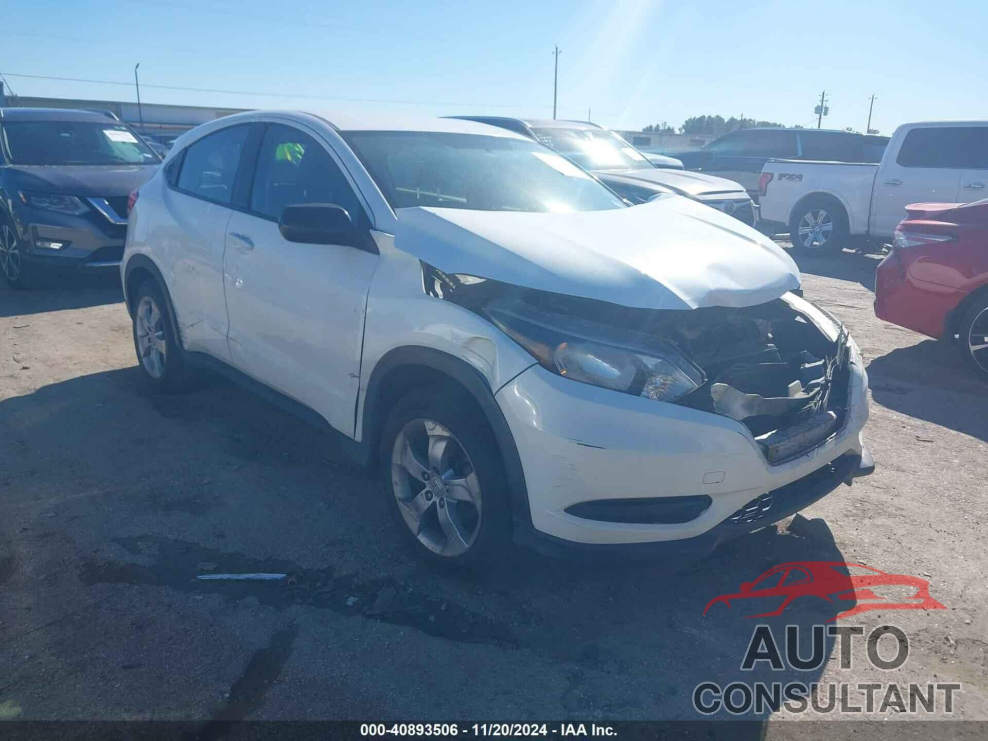 HONDA HR-V 2016 - 3CZRU6H35GM755093