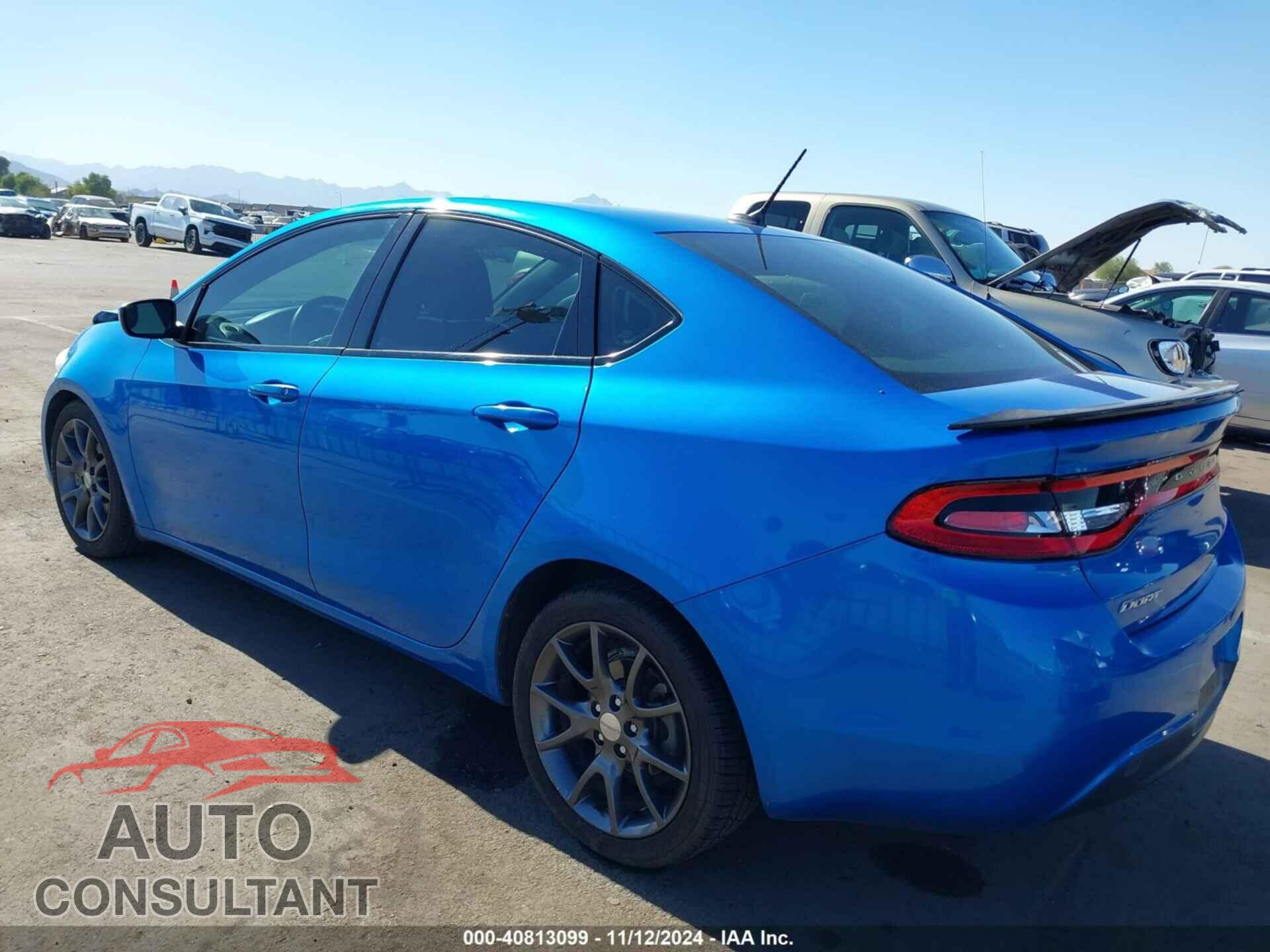 DODGE DART 2016 - 1C3CDFAA1GD606300