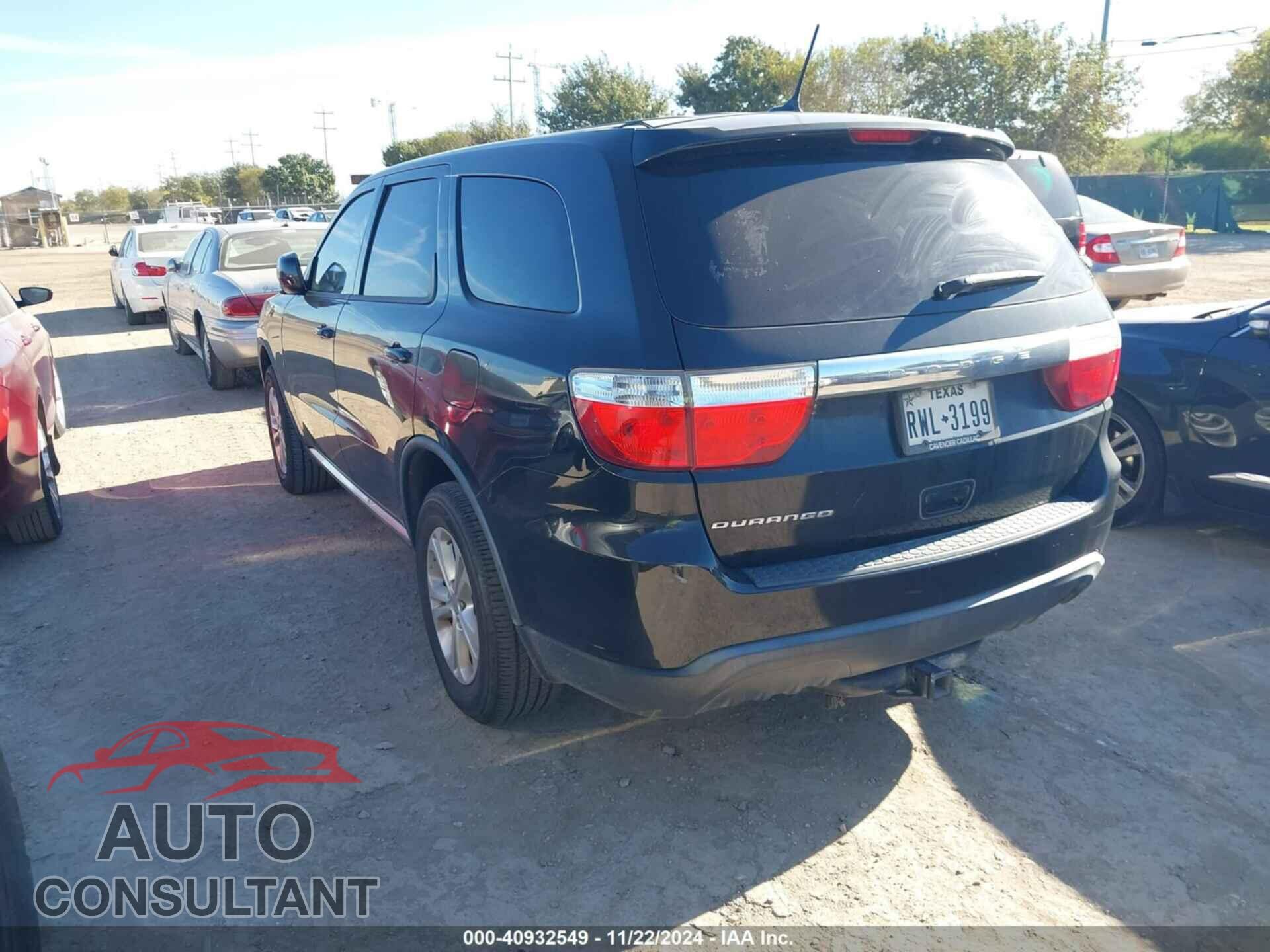 DODGE DURANGO 2013 - 1C4RDHAG0DC681917