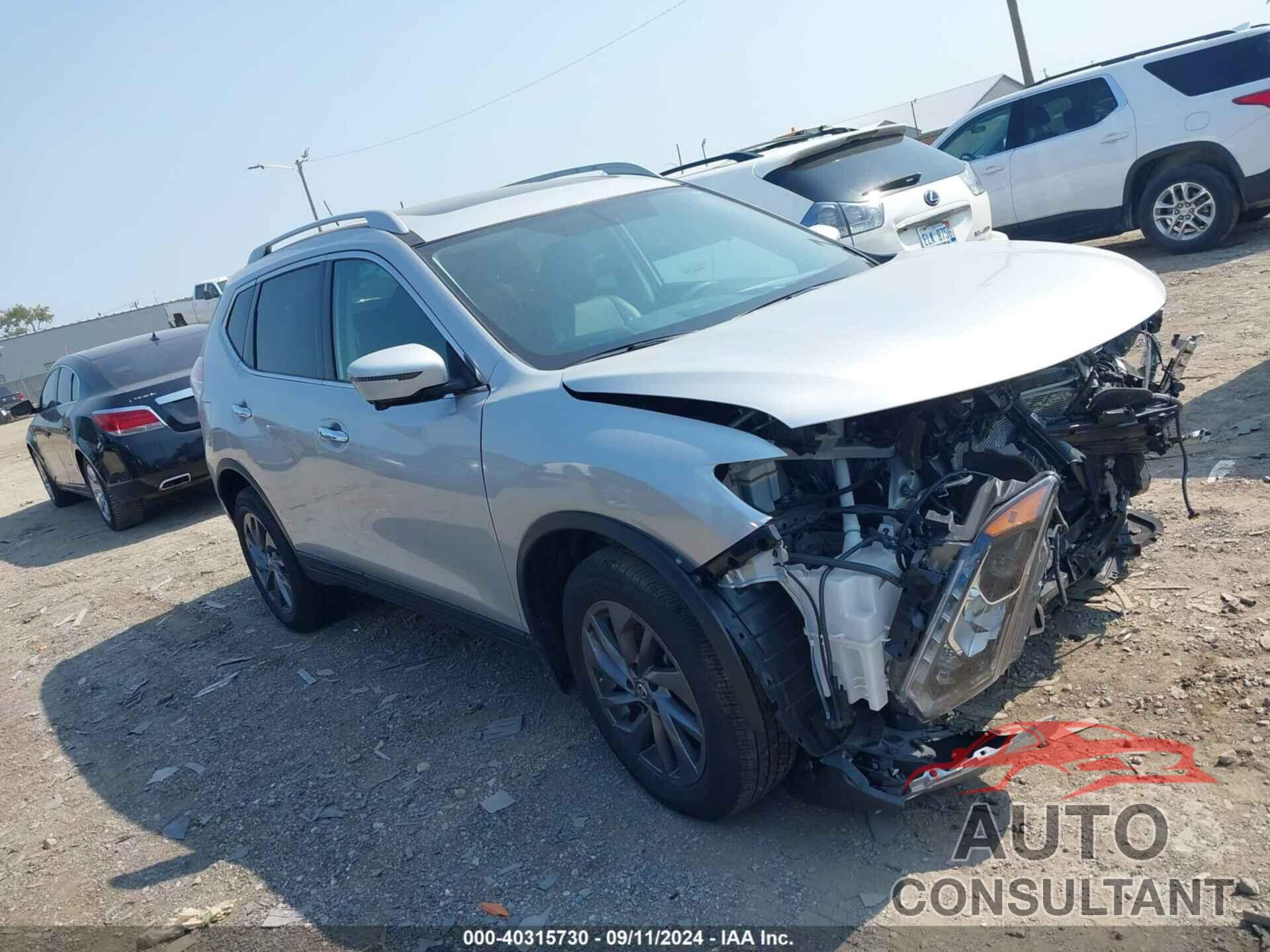 NISSAN ROGUE 2016 - 5N1AT2MV2GC730395