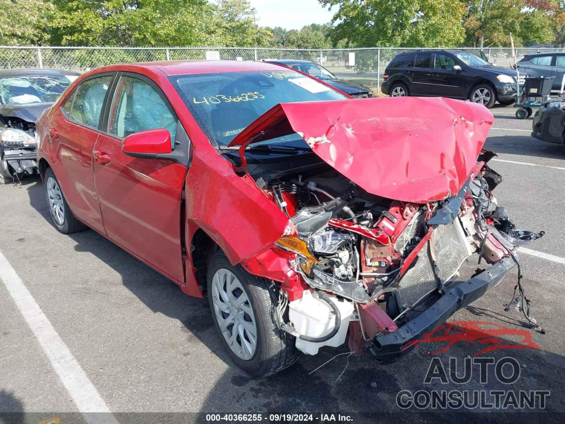 TOYOTA COROLLA 2017 - 5YFBURHE4HP709937