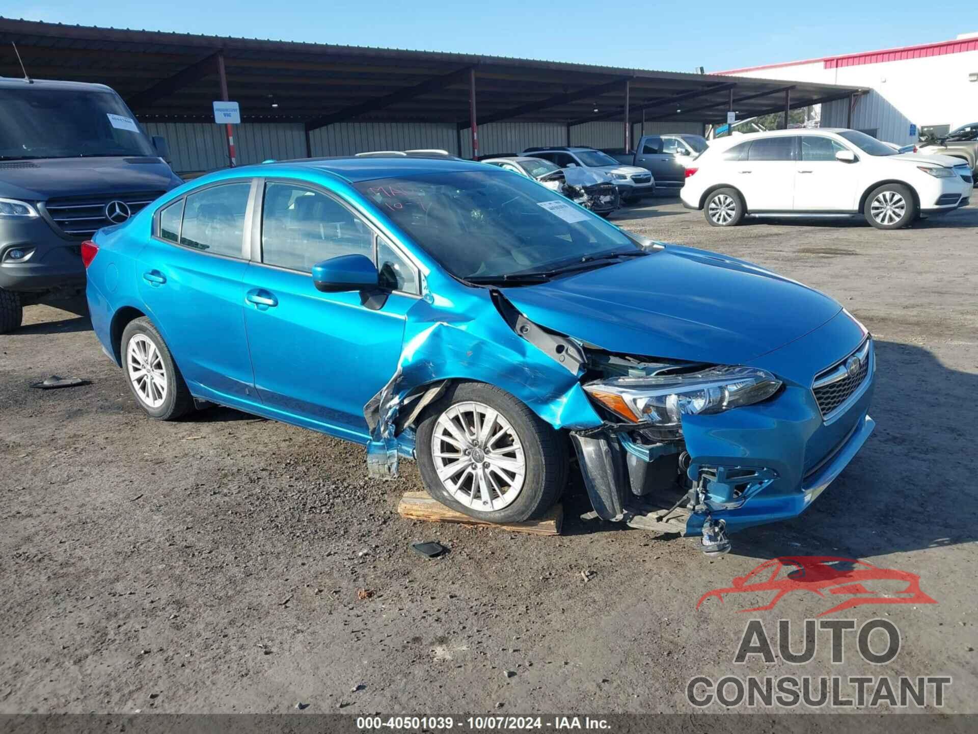 SUBARU IMPREZA 2018 - 4S3GKAD64J3609654