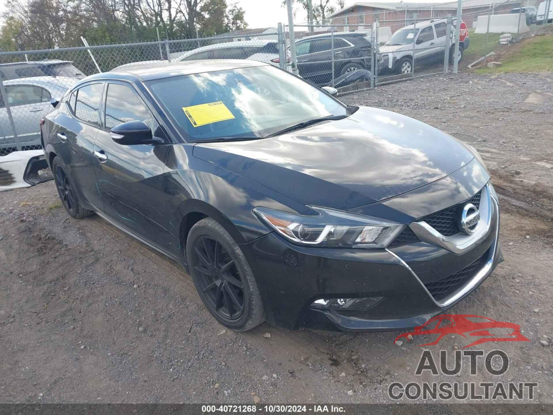 NISSAN MAXIMA 2017 - 1N4AA6APXHC434734