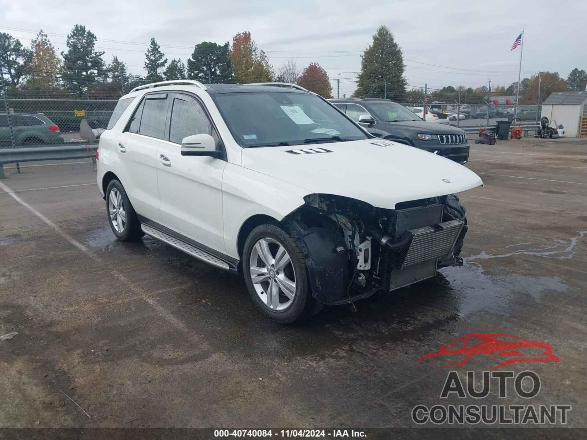 MERCEDES-BENZ ML 350 BLUETEC 2013 - 4JGDA2EB9DA150074