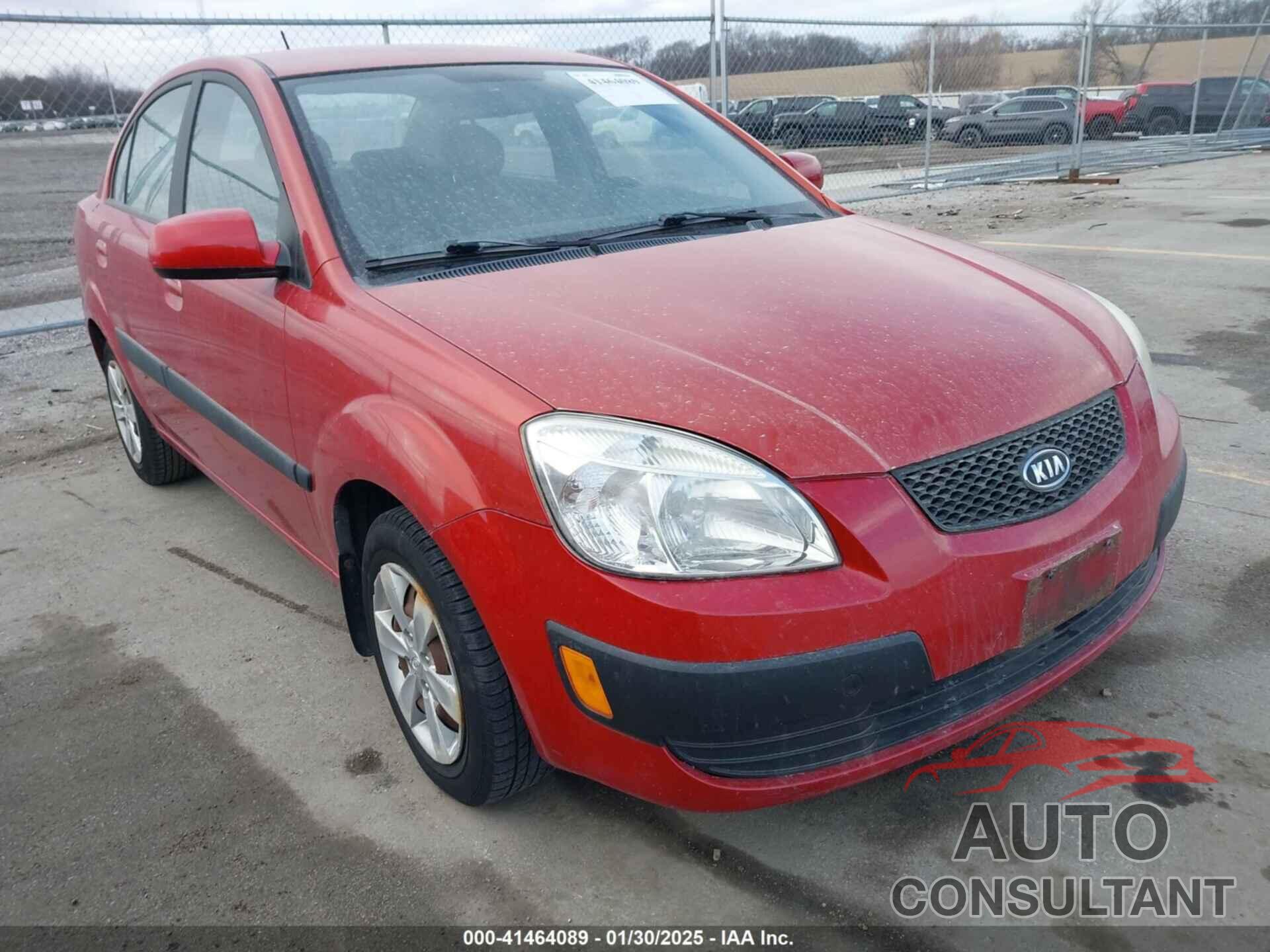 KIA RIO 2009 - KNADE223696535265