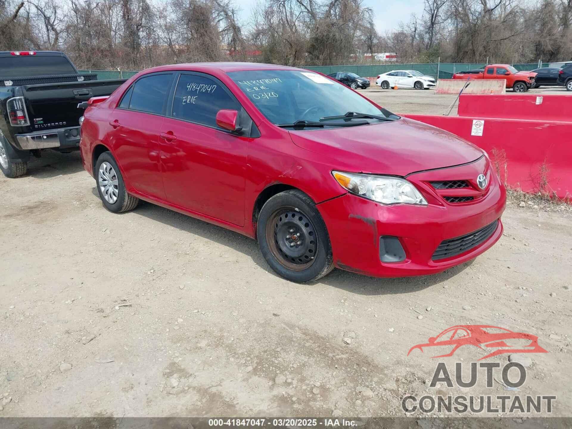 TOYOTA COROLLA 2012 - 2T1BU4EE2CC771112