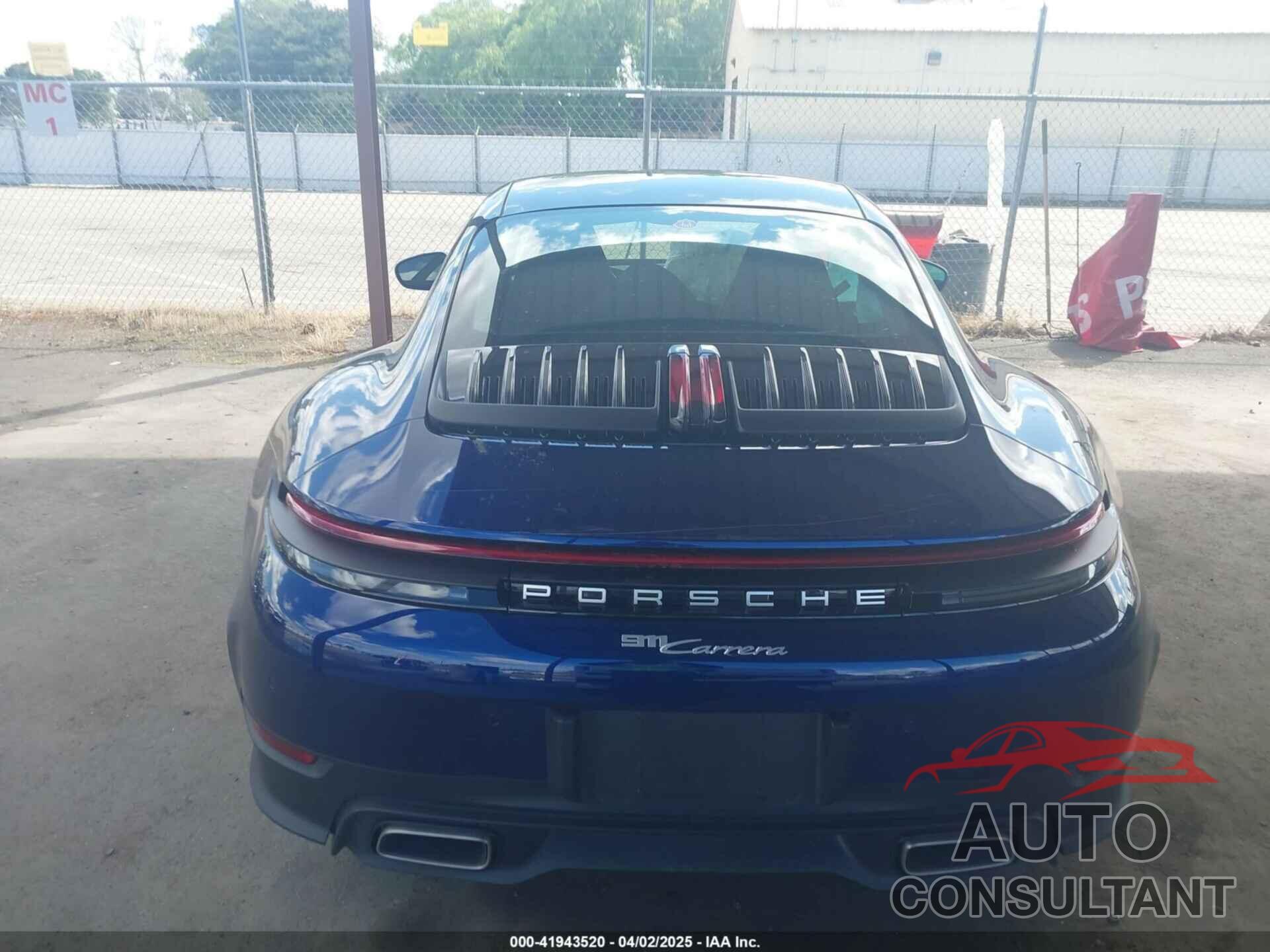 PORSCHE 911 2025 - WP0AA2A90SS207621