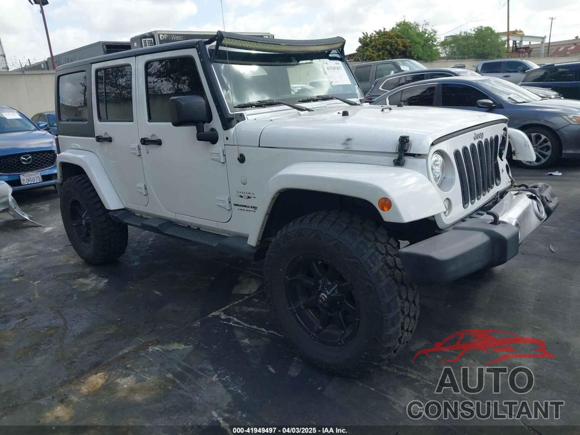 JEEP WRANGLER JK UNLIMITED 2018 - 1C4BJWEG1JL889292