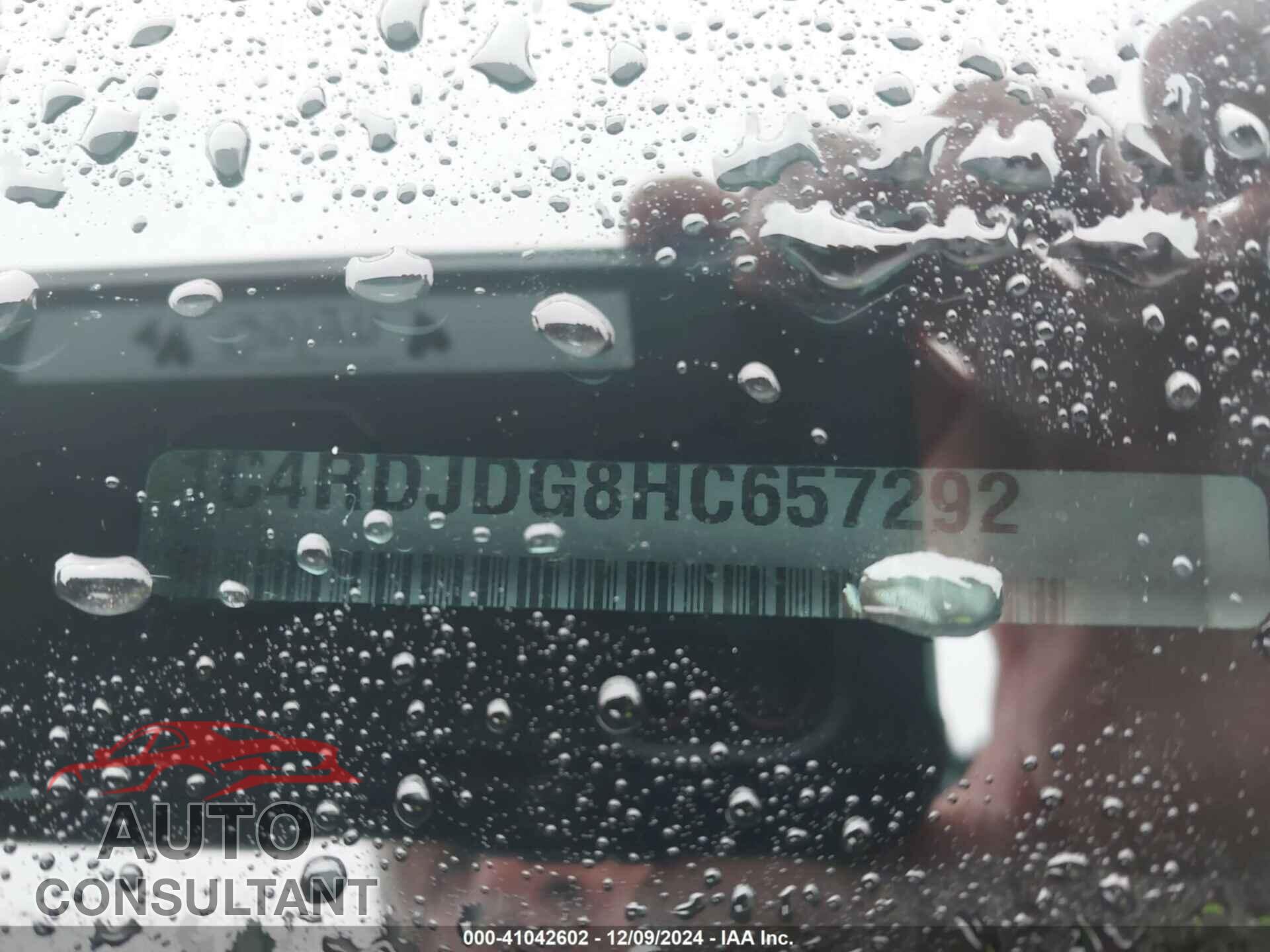 DODGE DURANGO 2017 - 1C4RDJDG8HC657292