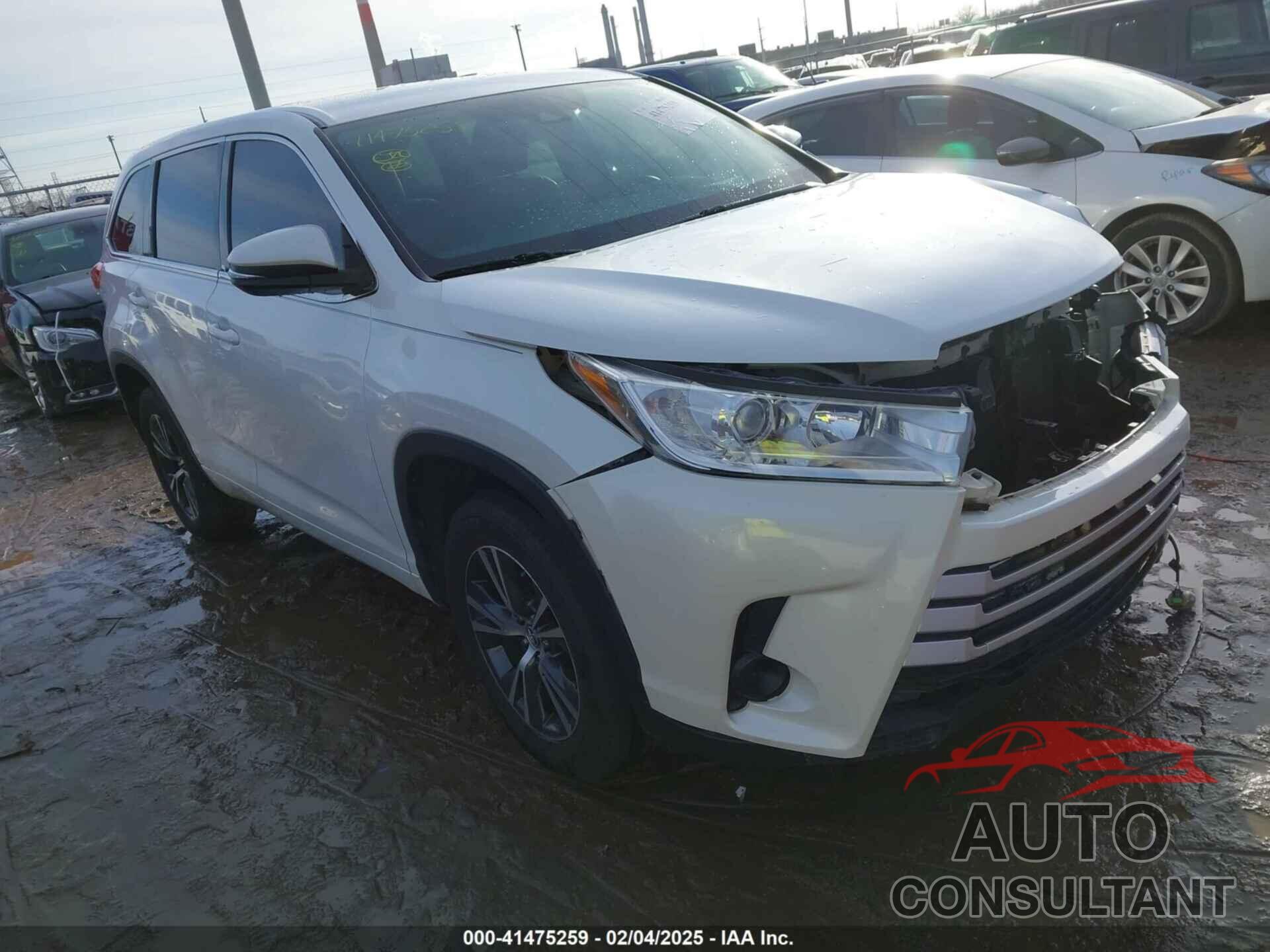 TOYOTA HIGHLANDER 2017 - 5TDZARFH5HS026723