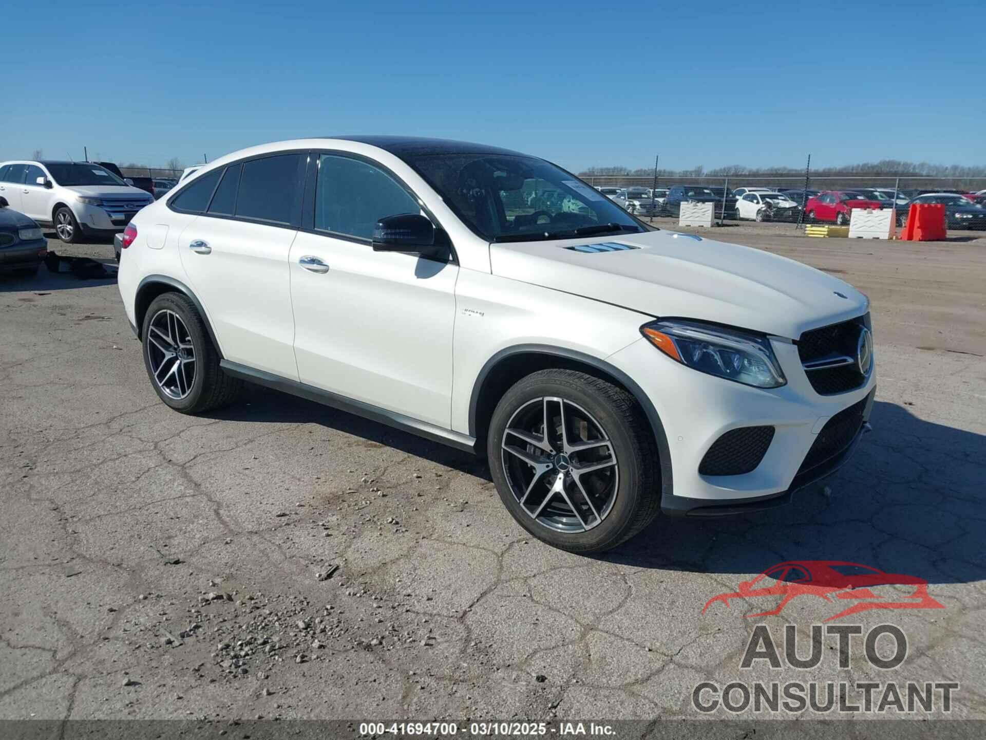 MERCEDES-BENZ AMG GLE 43 COUPE 2019 - 4JGED6EB0KA152490