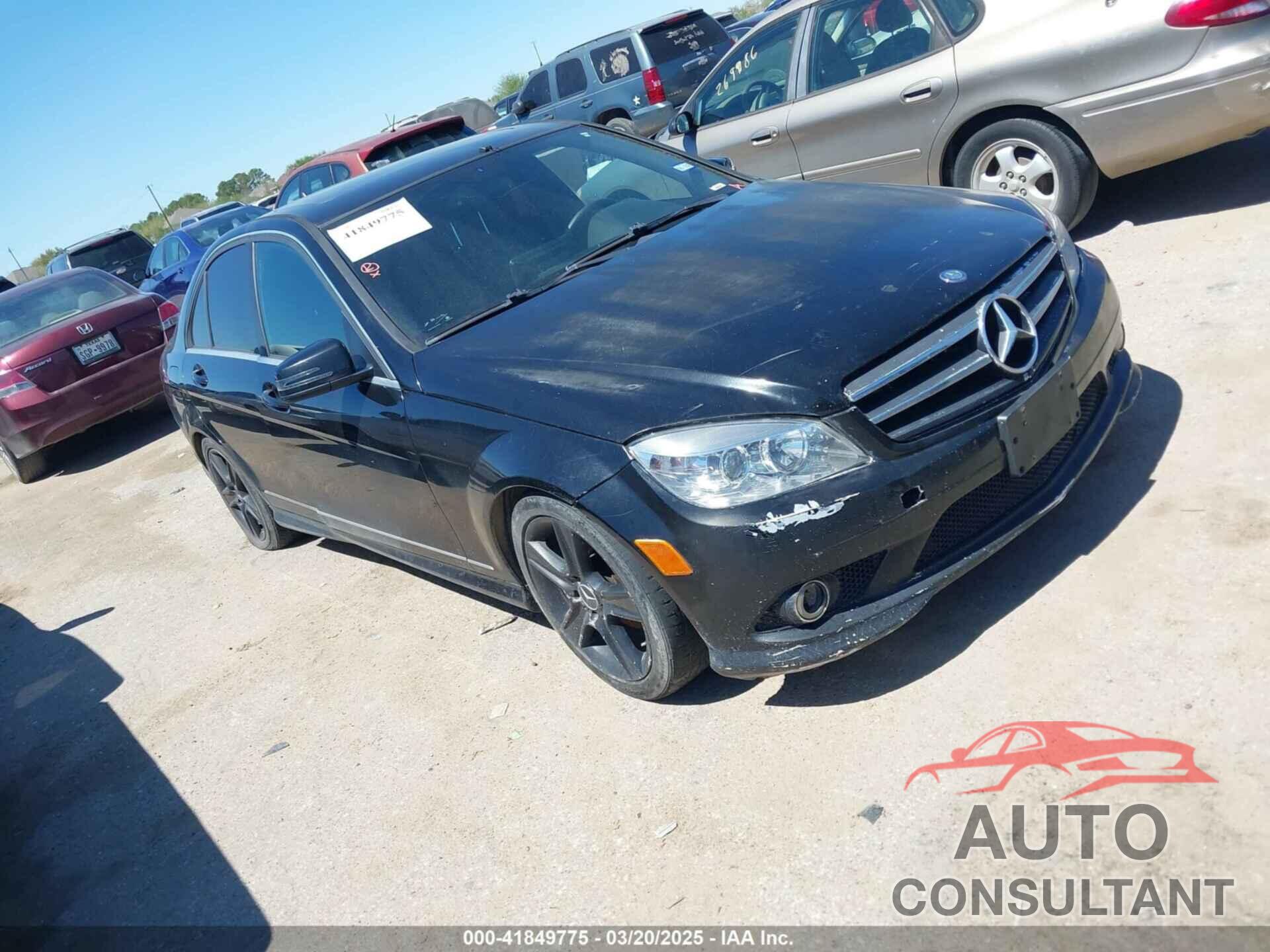 MERCEDES-BENZ C 300 2010 - WDDGF8BBXAF480515