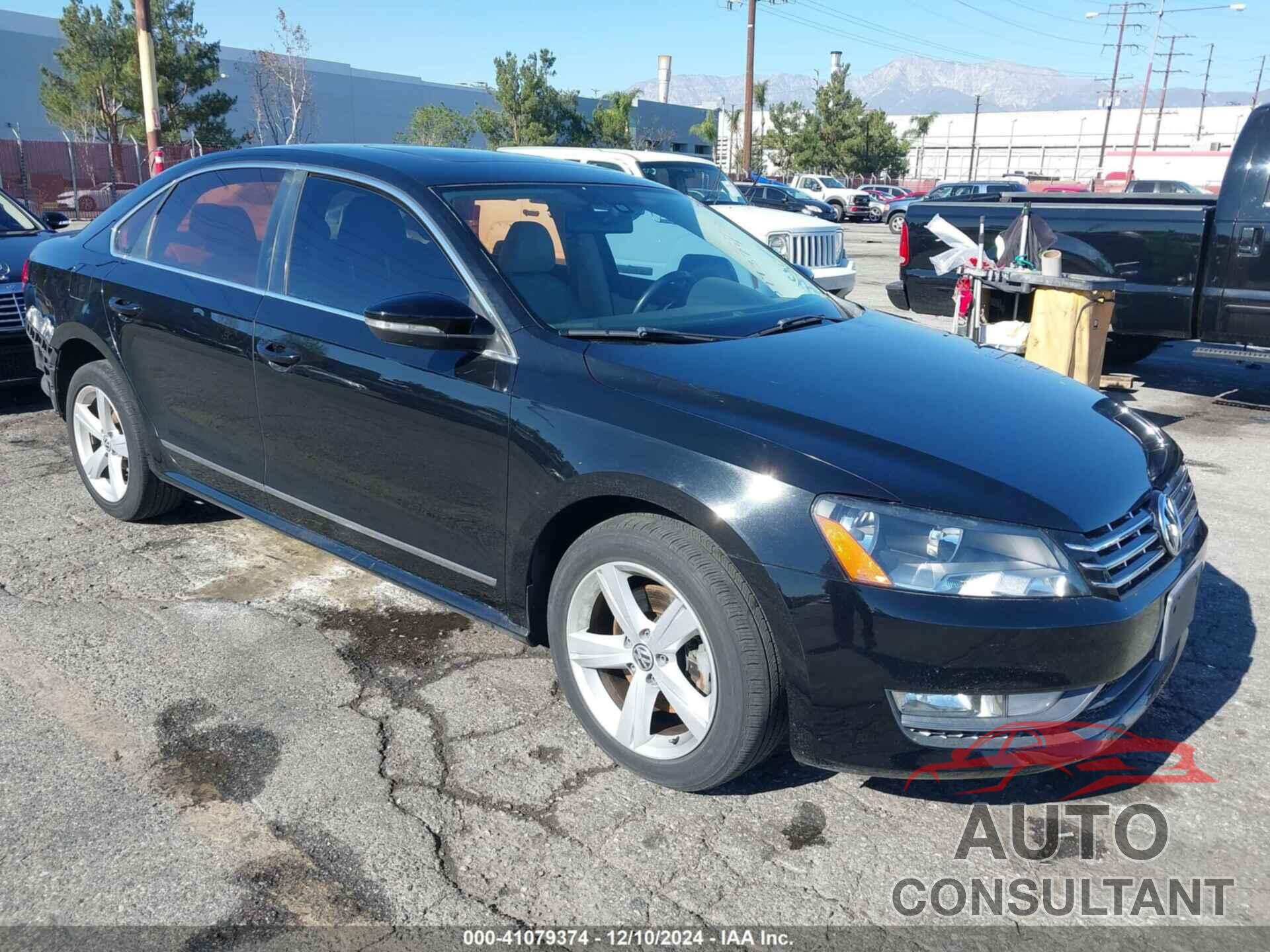 VOLKSWAGEN PASSAT 2012 - 1VWCN7A39CC038312