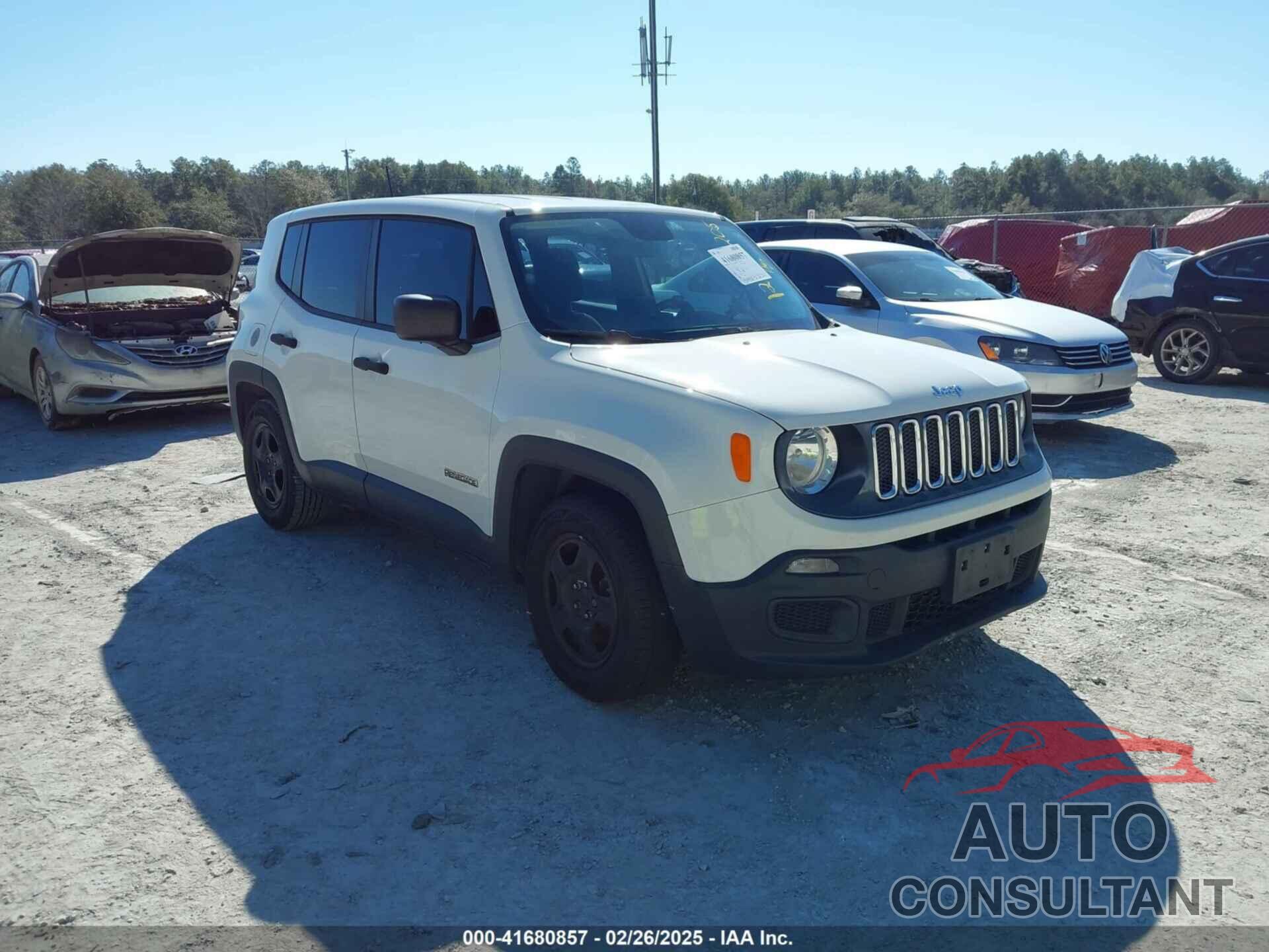 JEEP RENEGADE 2016 - ZACCJAAW9GPE32450