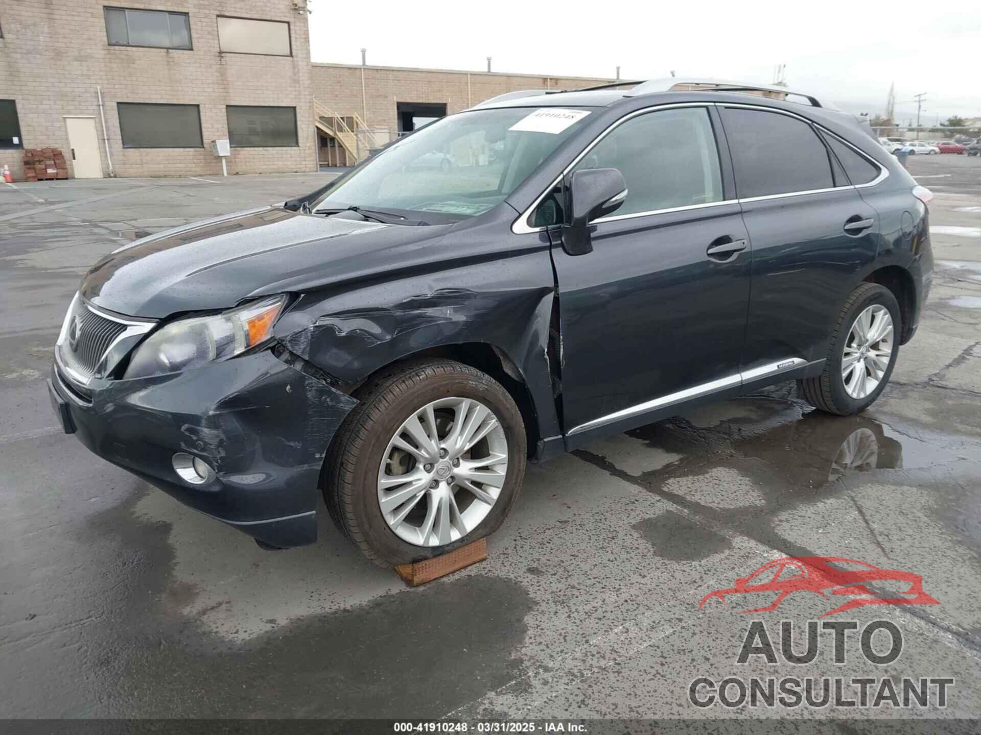 LEXUS RX 450H 2010 - JTJBC1BA7A2415024