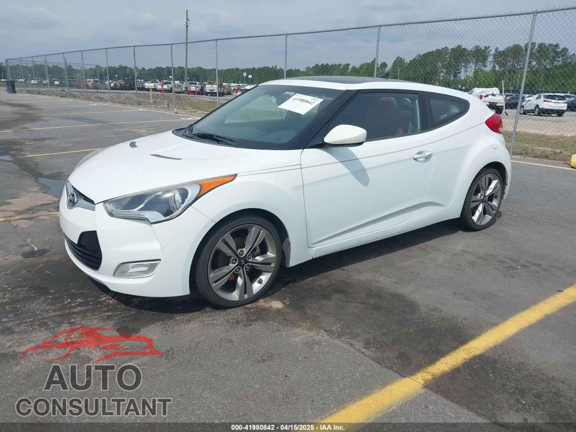HYUNDAI VELOSTER 2012 - KMHTC6AD9CU077760