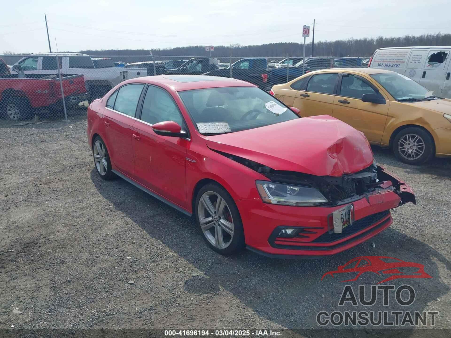 VOLKSWAGEN JETTA 2017 - 3VW4T7AJXHM363372