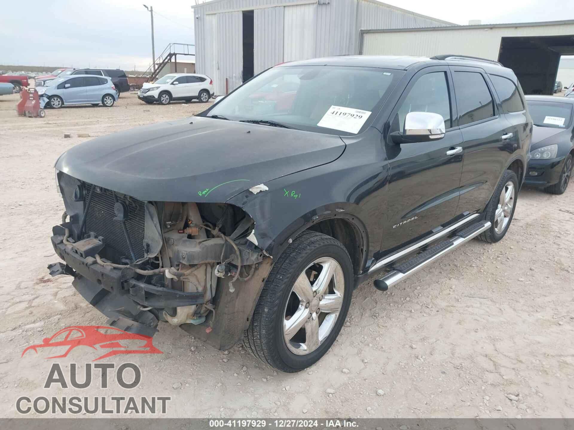 DODGE DURANGO 2013 - 1C4RDHEG1DC504772