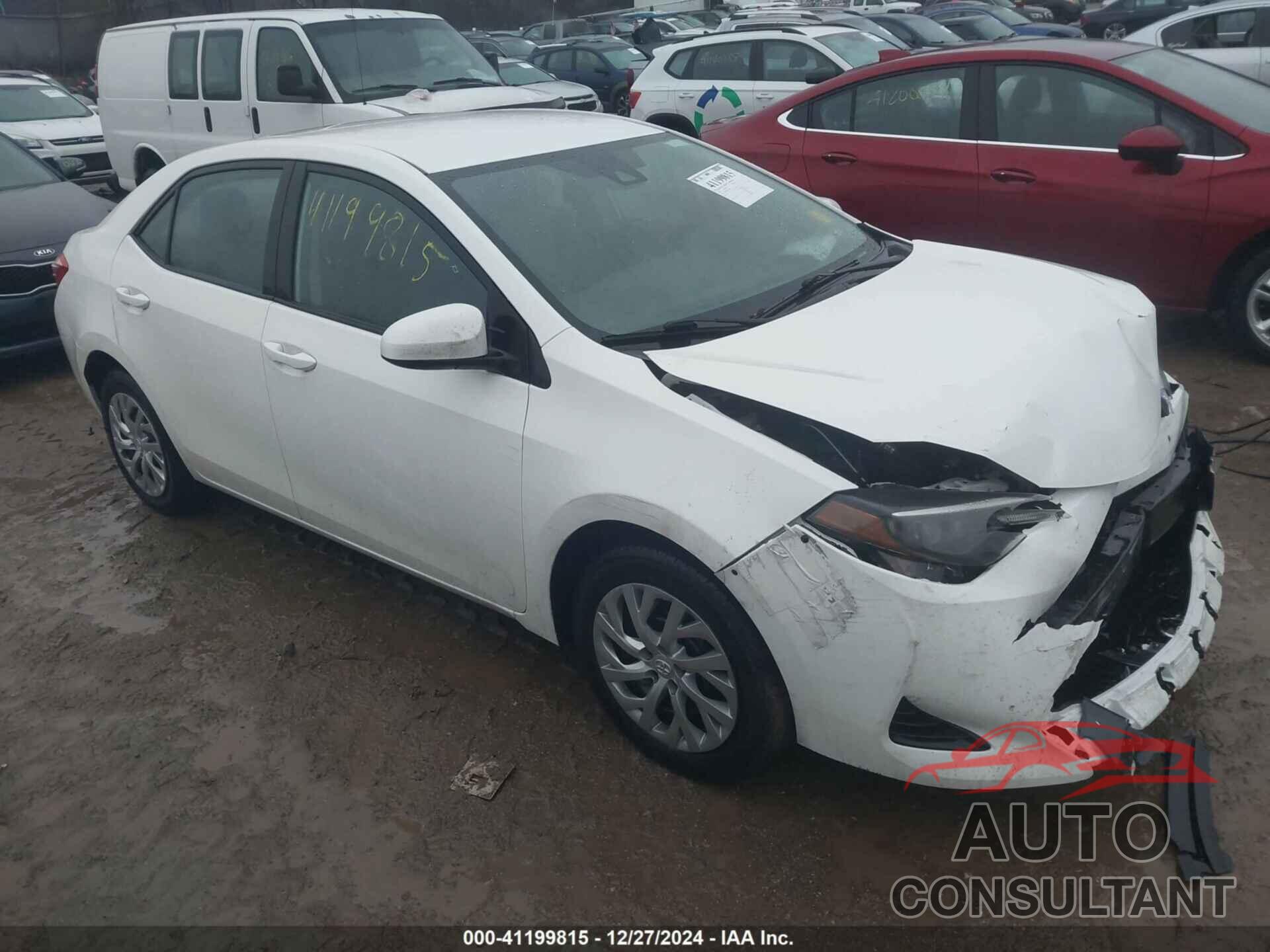 TOYOTA COROLLA 2019 - 2T1BURHE2KC213073
