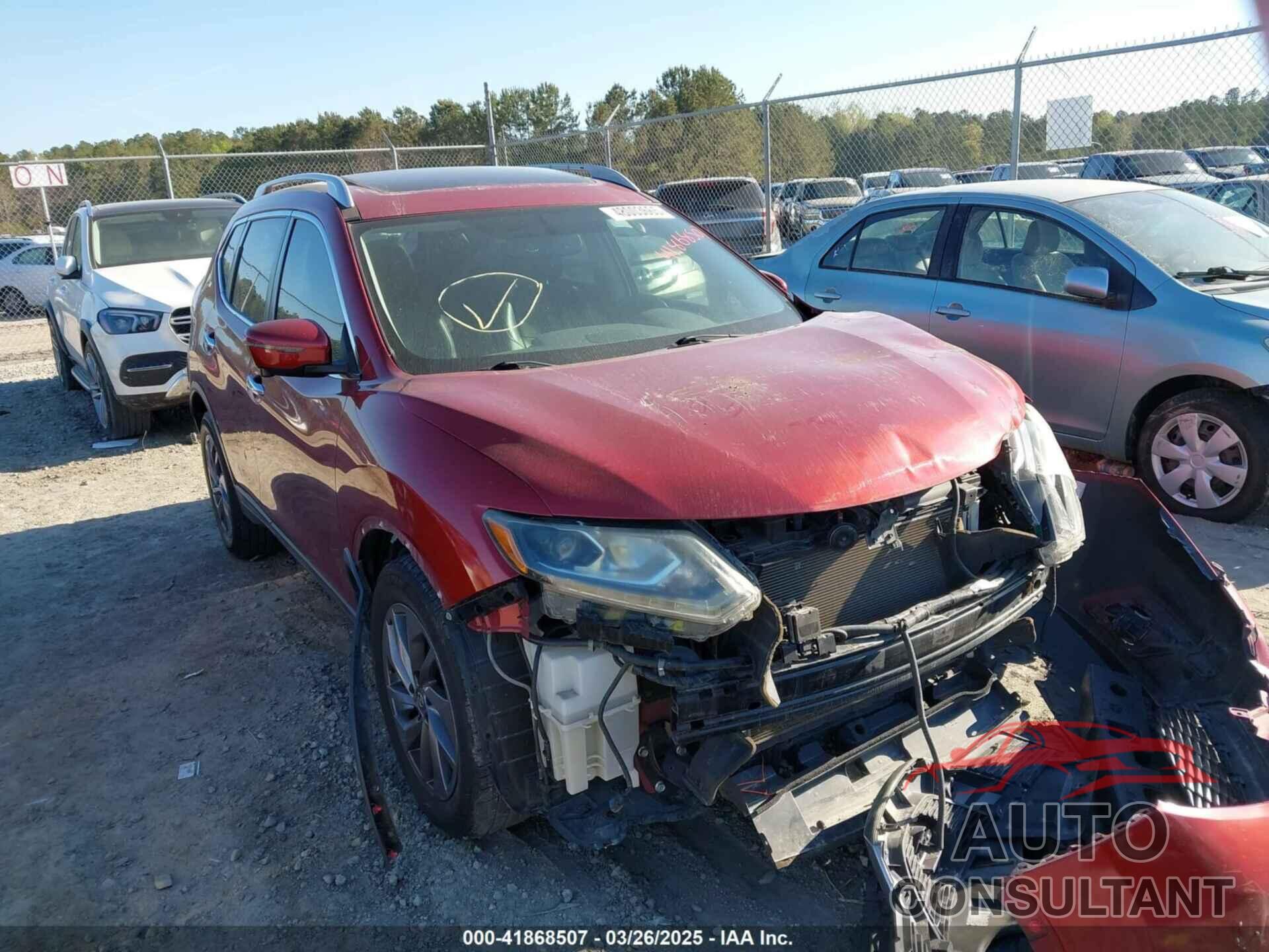 NISSAN ROGUE 2016 - 5N1AT2MTXGC866420