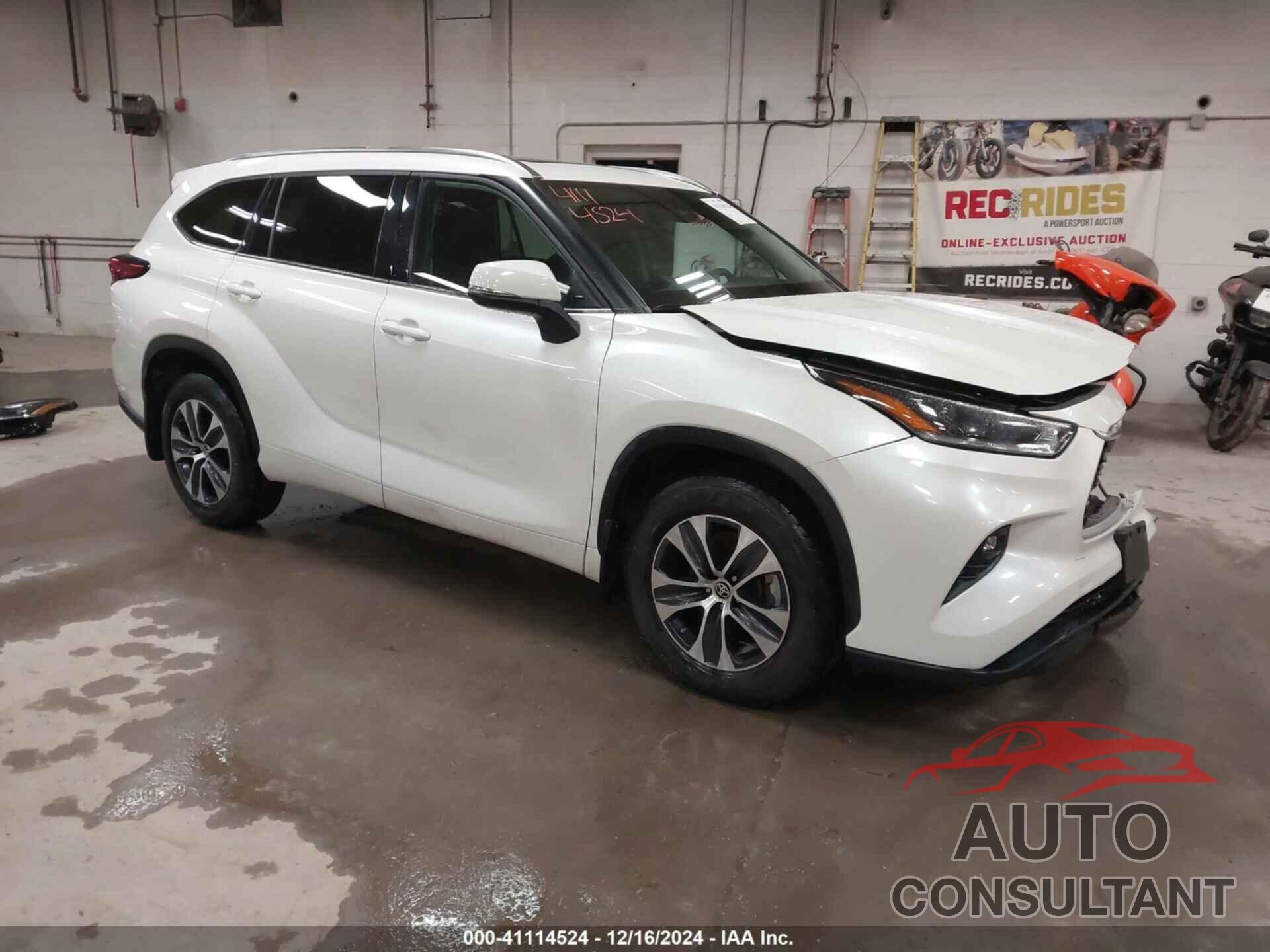 TOYOTA HIGHLANDER 2021 - 5TDGZRBH8MS135791