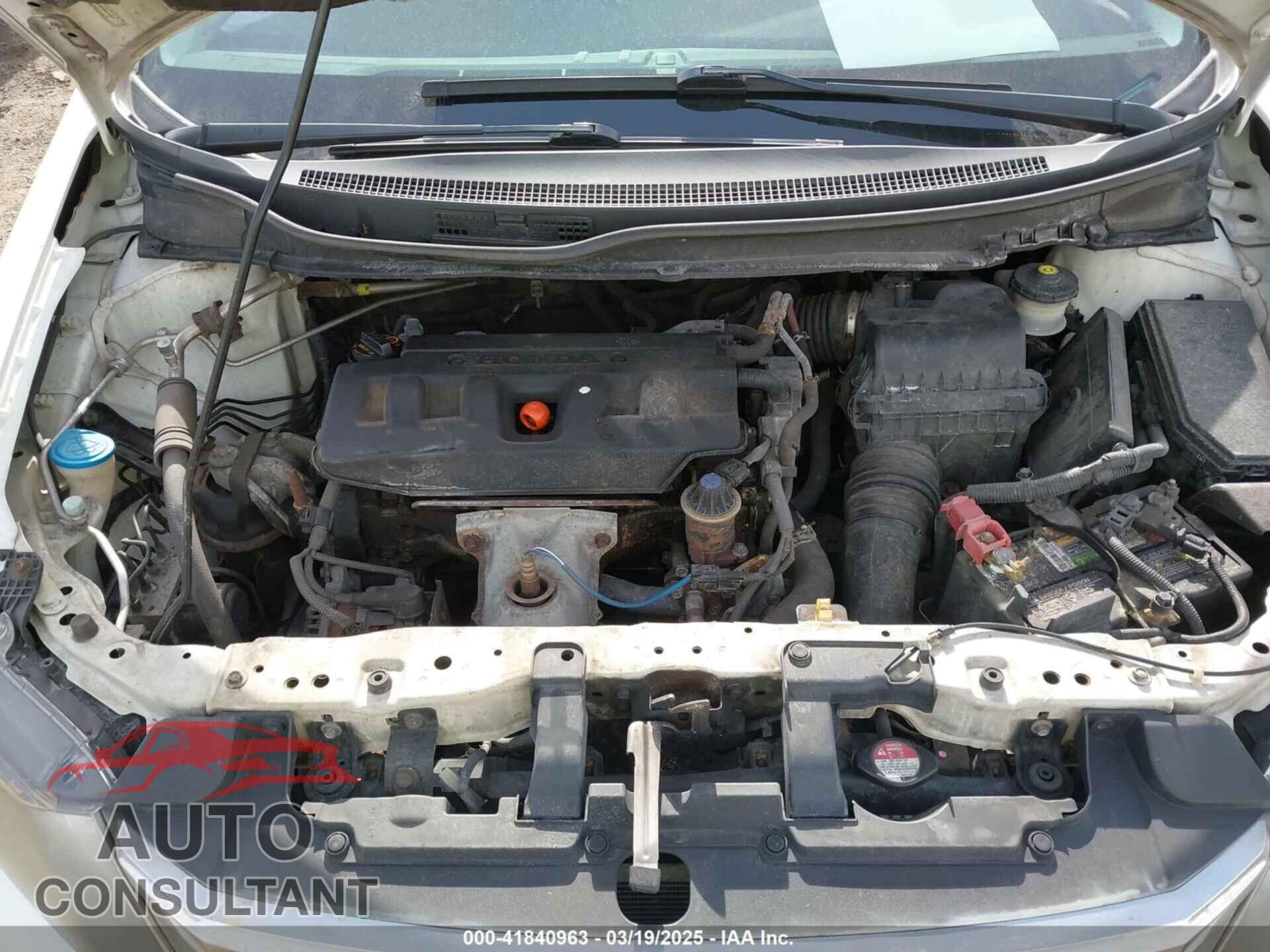 HONDA CIVIC 2012 - 19XFB2F89CE102017