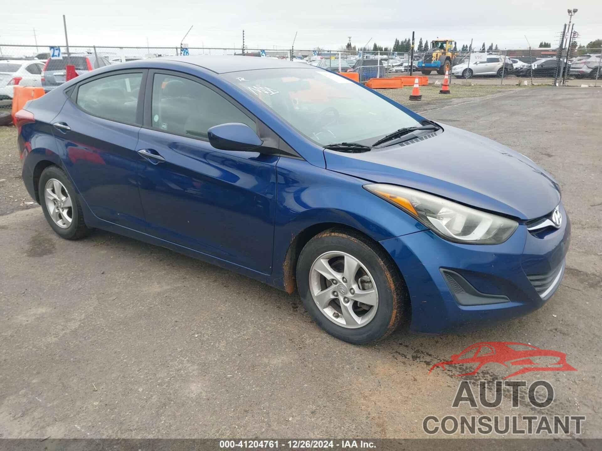 HYUNDAI ELANTRA 2015 - 5NPDH4AE1FH573061