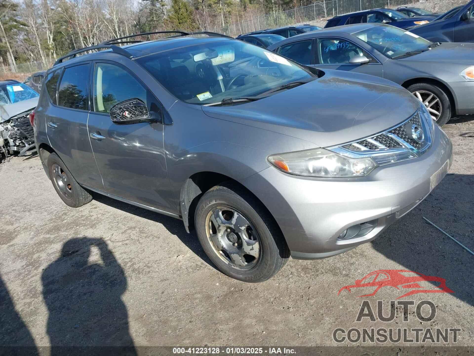 NISSAN MURANO 2012 - JN8AZ1MW2CW229073