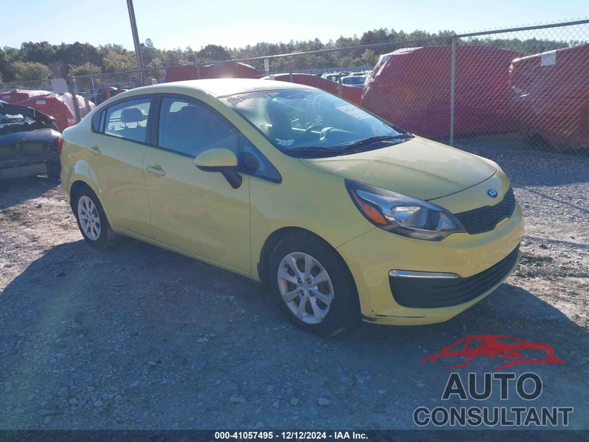 KIA RIO 2016 - KNADM4A37G6574895