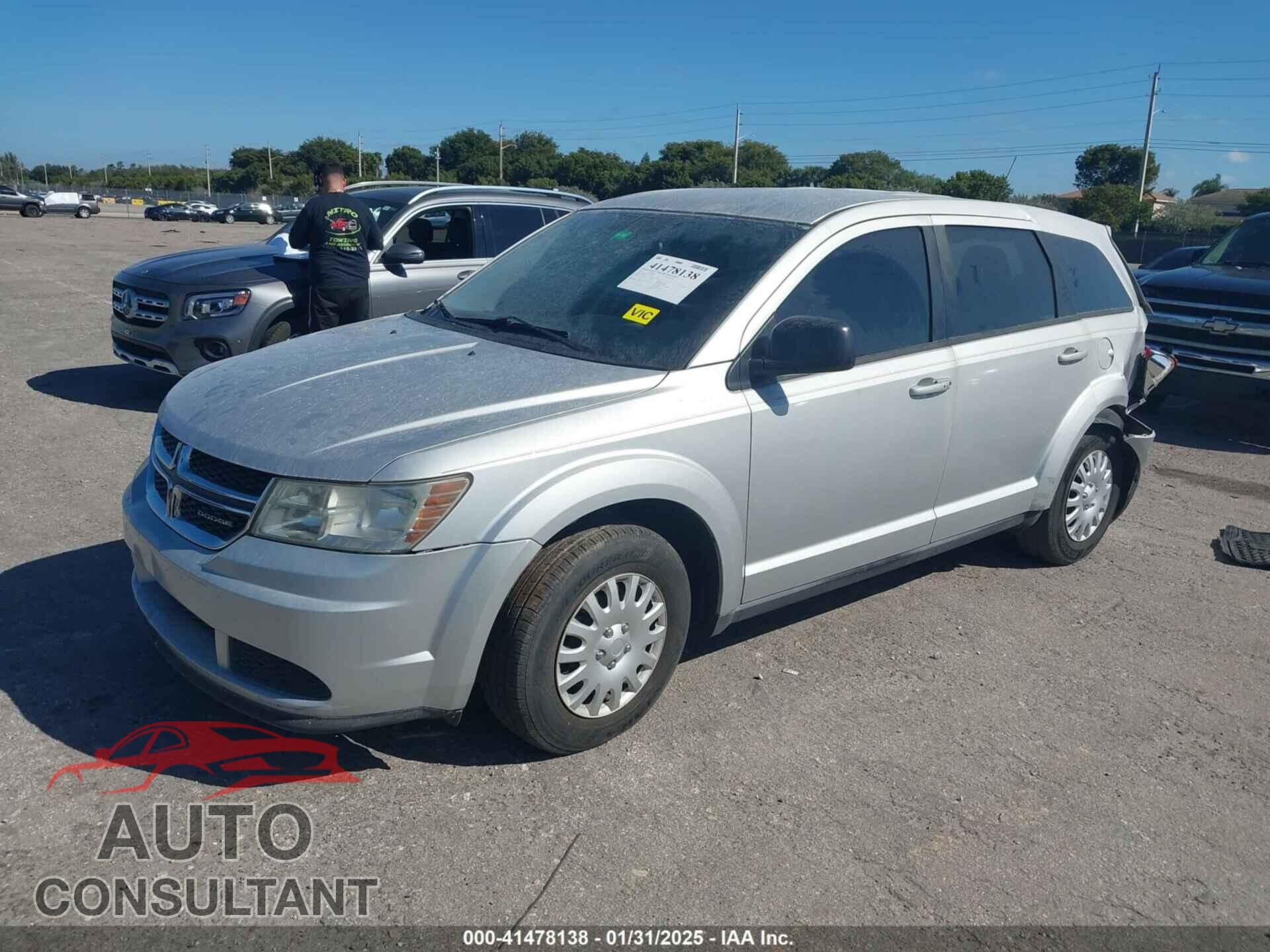 DODGE JOURNEY 2012 - 3C4PDCAB5CT144851